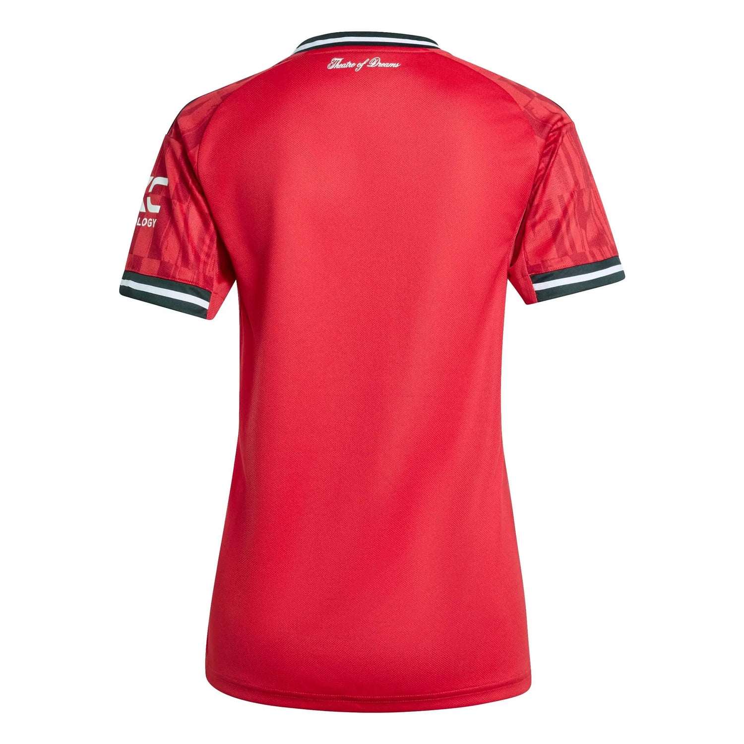 adidas 2025-26 Manchester United Women's Stadium Home Soccer Jersey (Back)