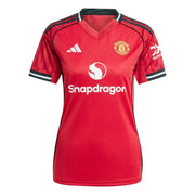 adidas 2025-26 Manchester United Women's Stadium Home Soccer Jersey (Front)