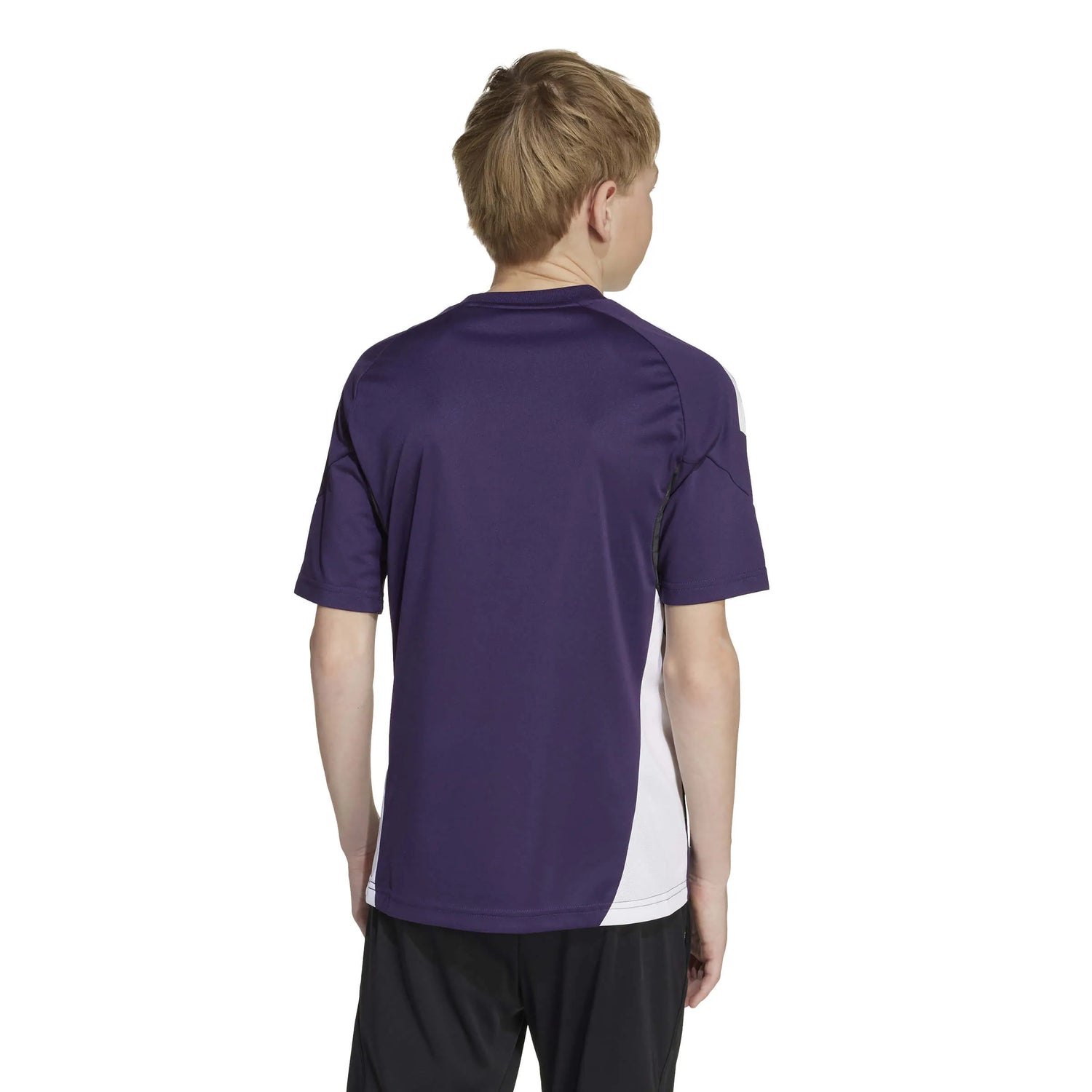 adidas 2025-26 Manchester United Youth Training Soccer Jersey (Model - Back)