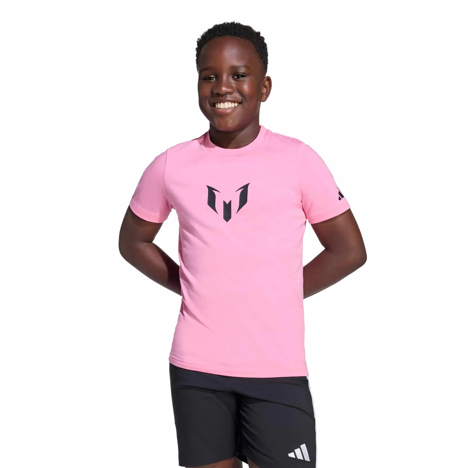 adidas 2025-26 Messi Youth Name And Number Graphic Tee (Model - Front)