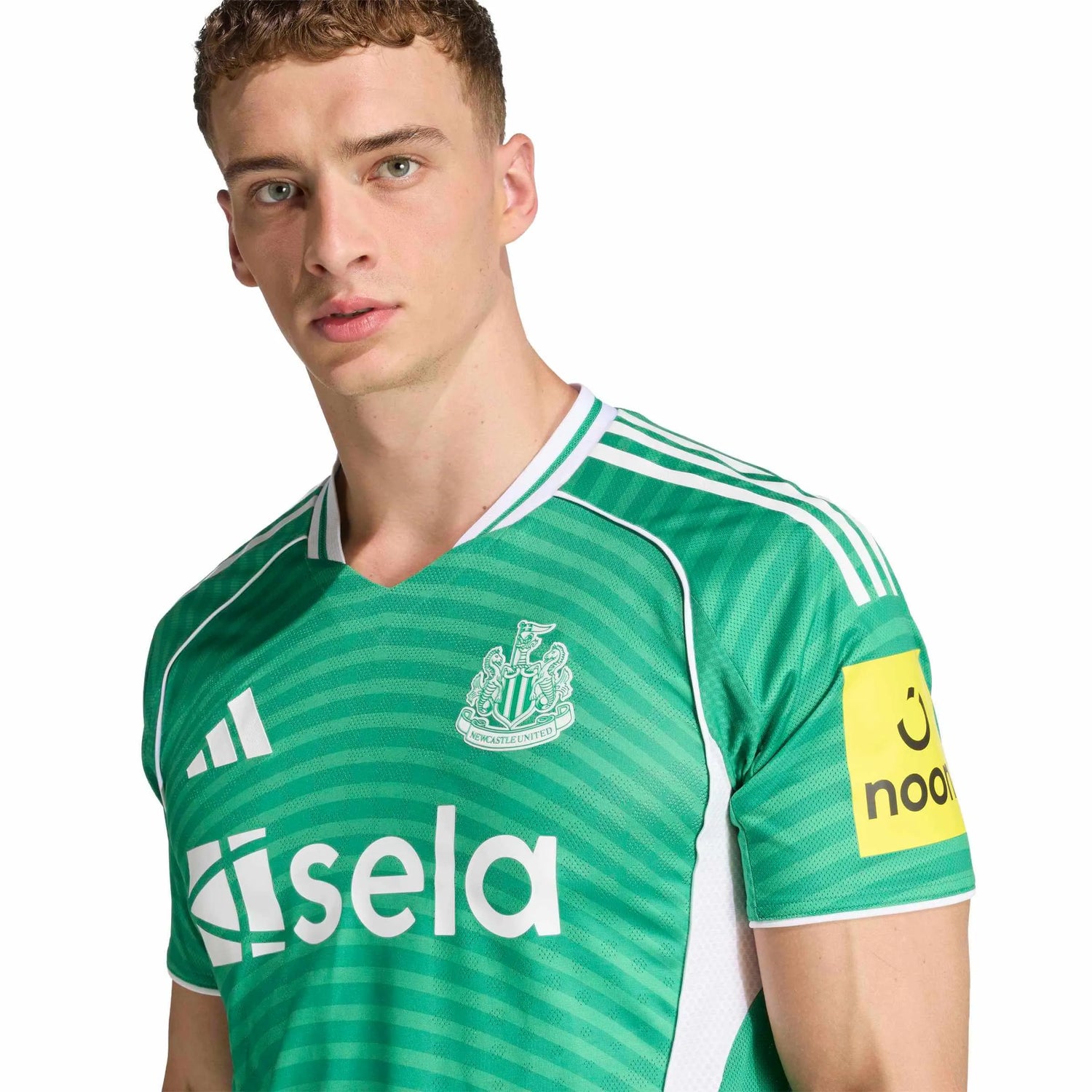 adidas 2025-26 Newcastle Men's Authentic Away Soccer Jersey (Detail 1)