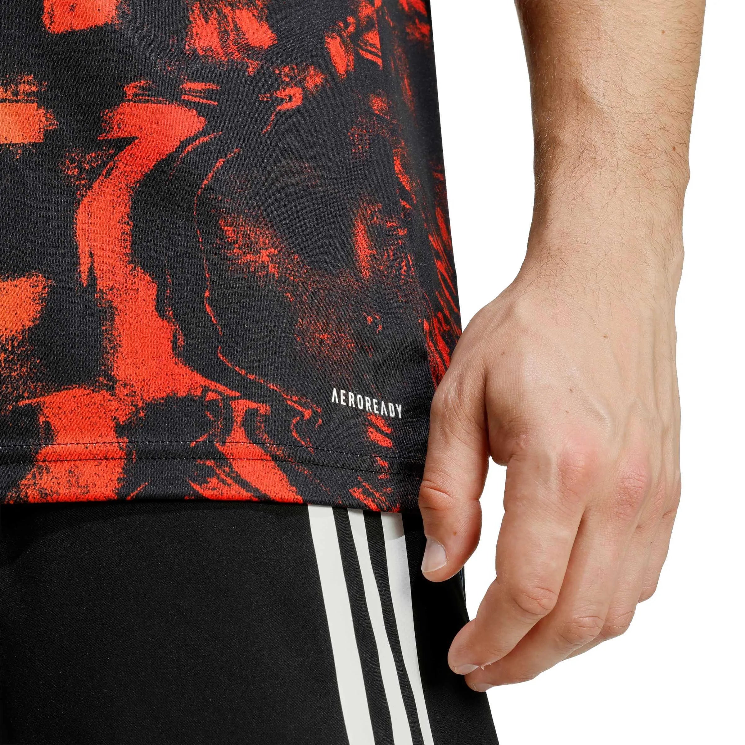 adidas 2025-26 Newcastle Men's Pre-Match Soccer Jersey (Detail 2)