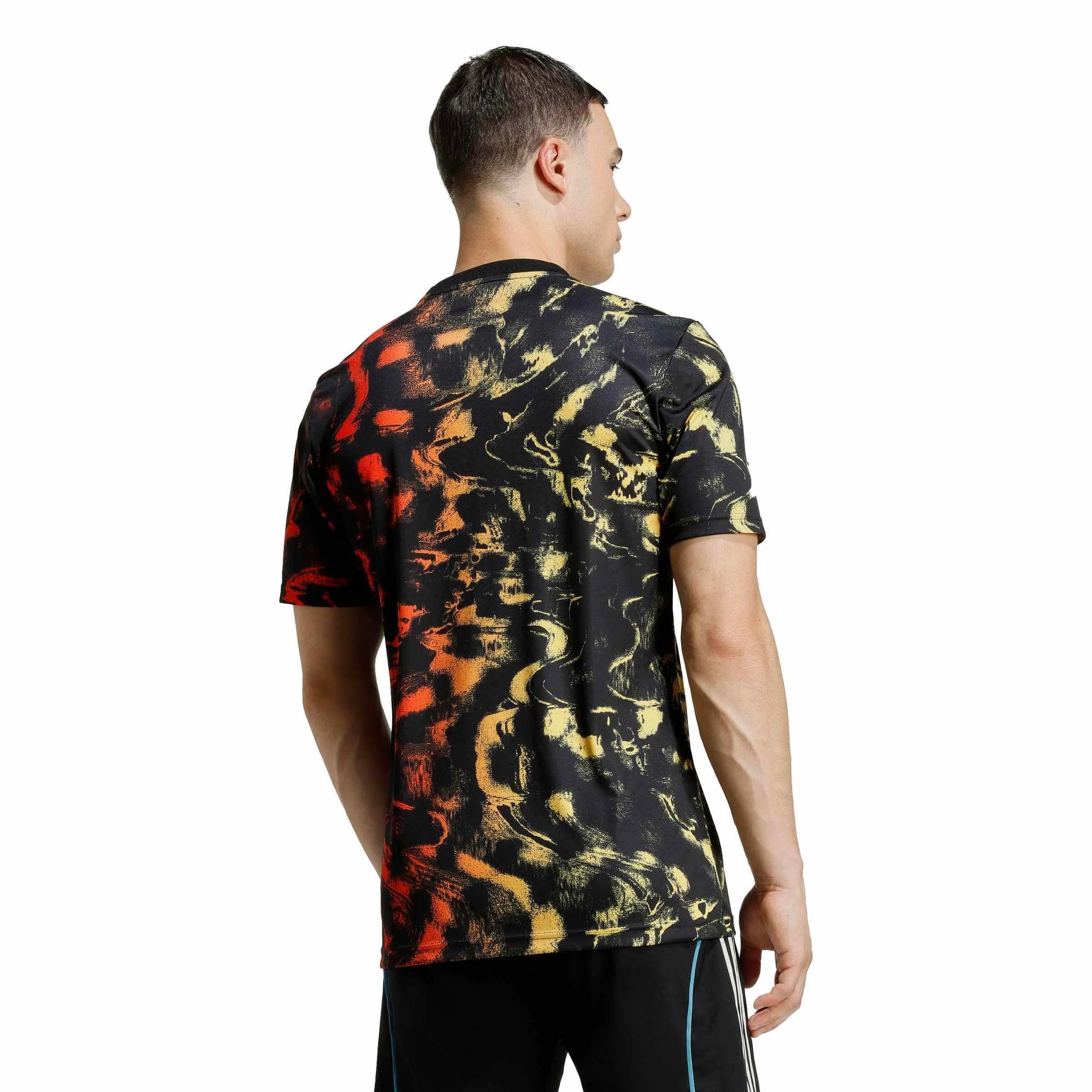 adidas 2025-26 Newcastle Men's Pre-Match Soccer Jersey (Model - Back)