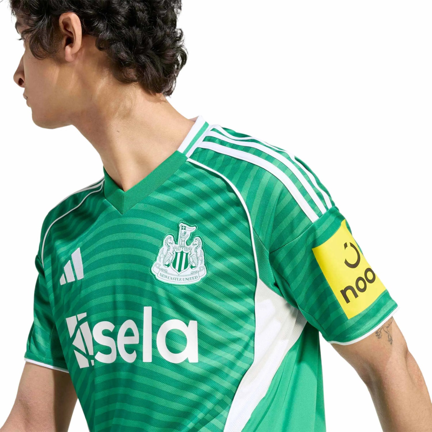 adidas 2025-26 Newcastle Men's Stadium Away Soccer Jersey (Detail 2)