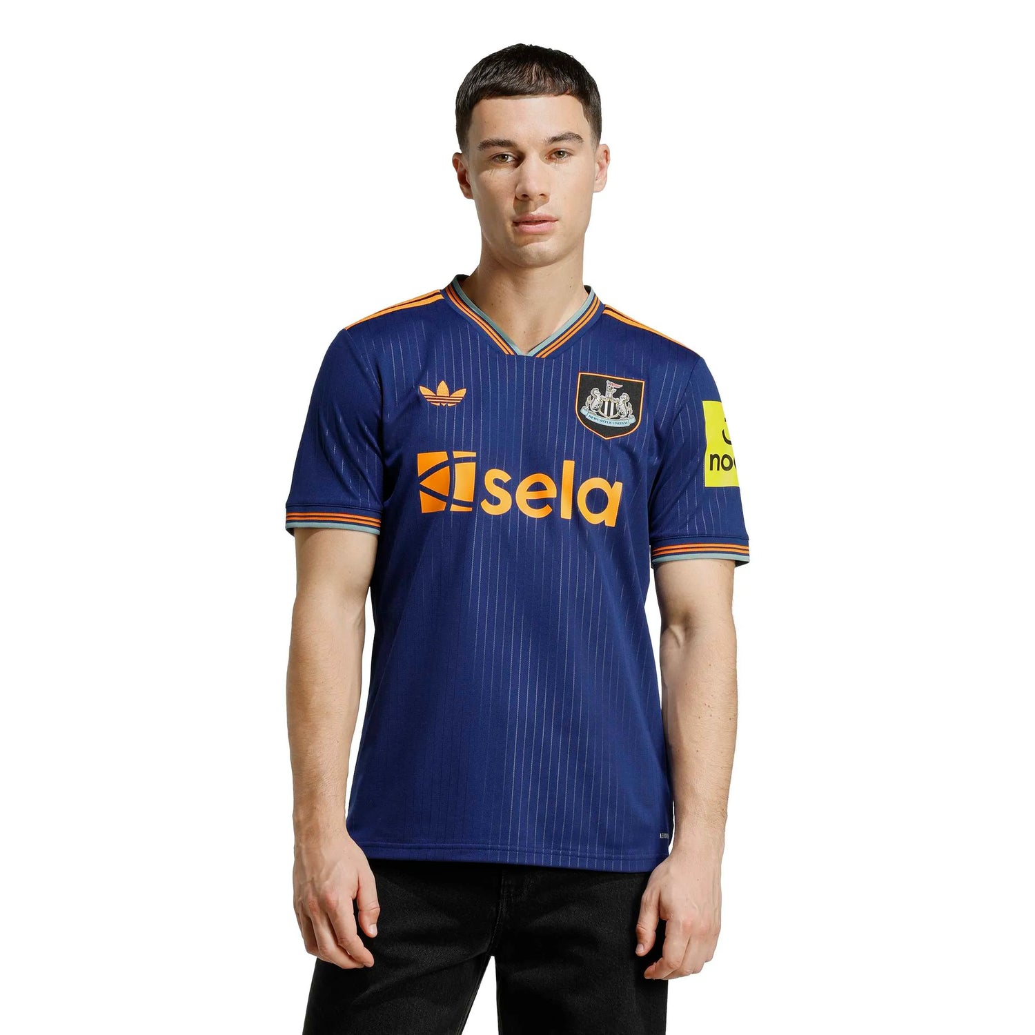 adidas 2025-26 Newcastle Men's Stadium Third Soccer Jersey (Model - Front)