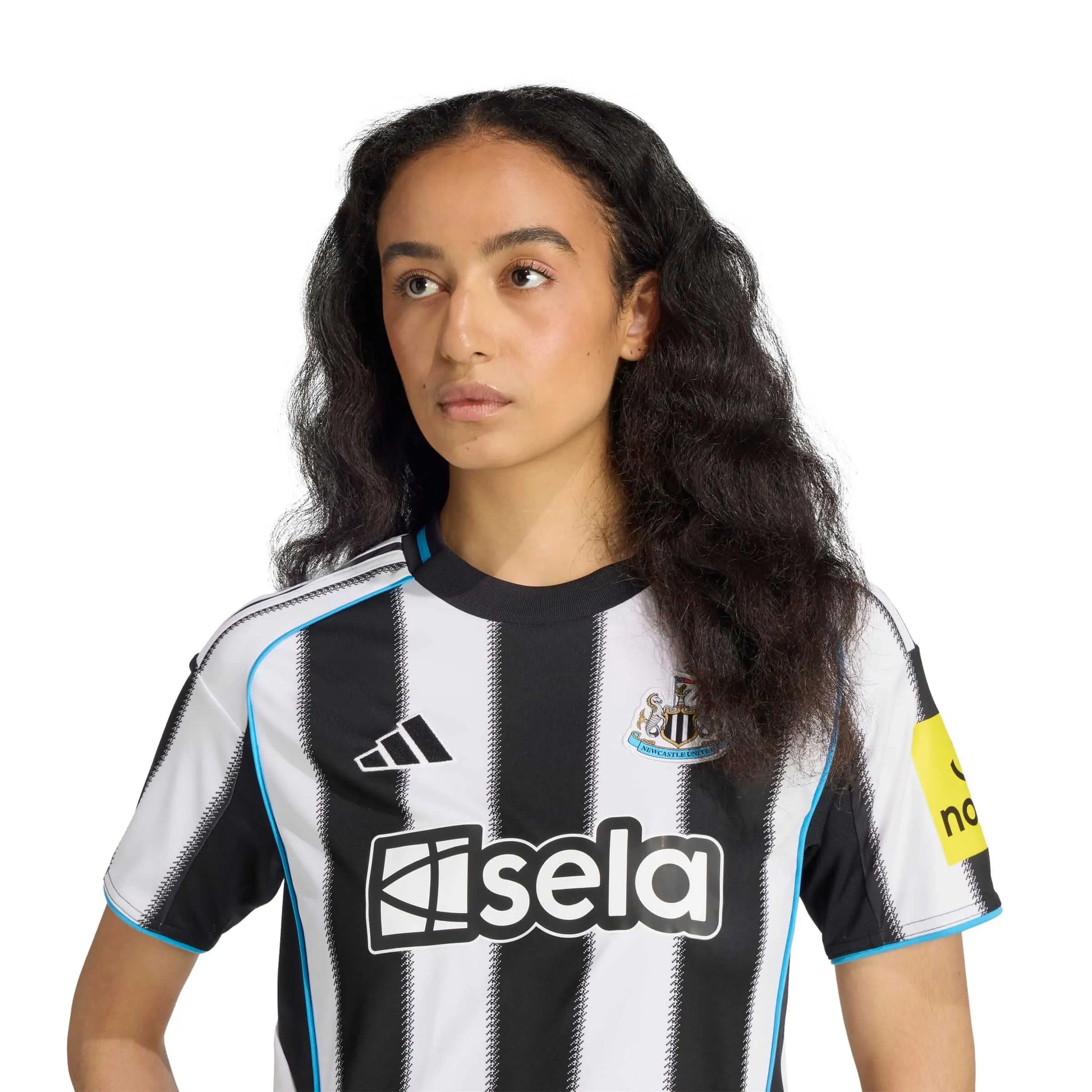 adidas 2025-26 Newcastle Women's Stadium Home Soccer Jersey (Detail 1)