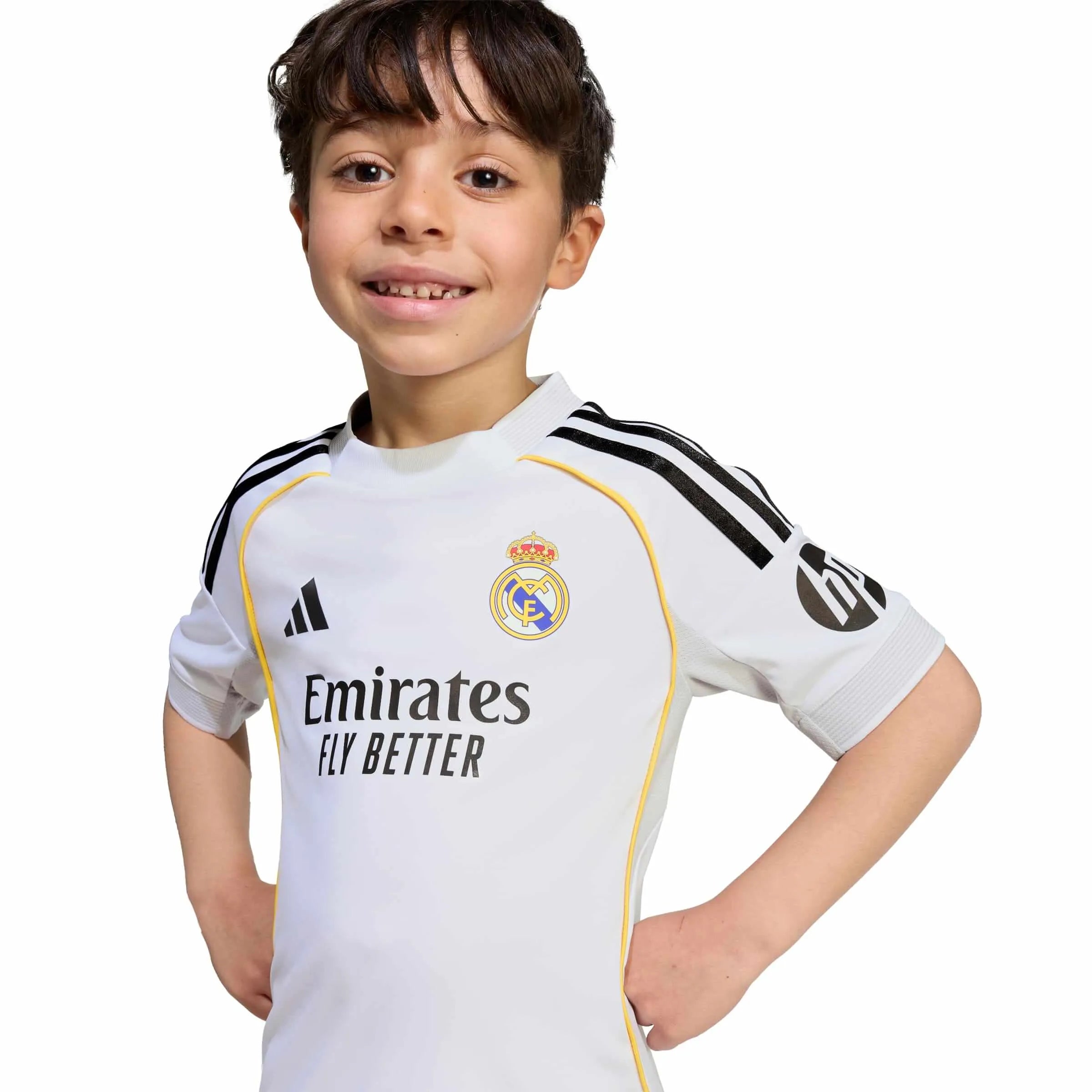 adidas 2025-26 Real Madrid Kid's Home Mini Kit