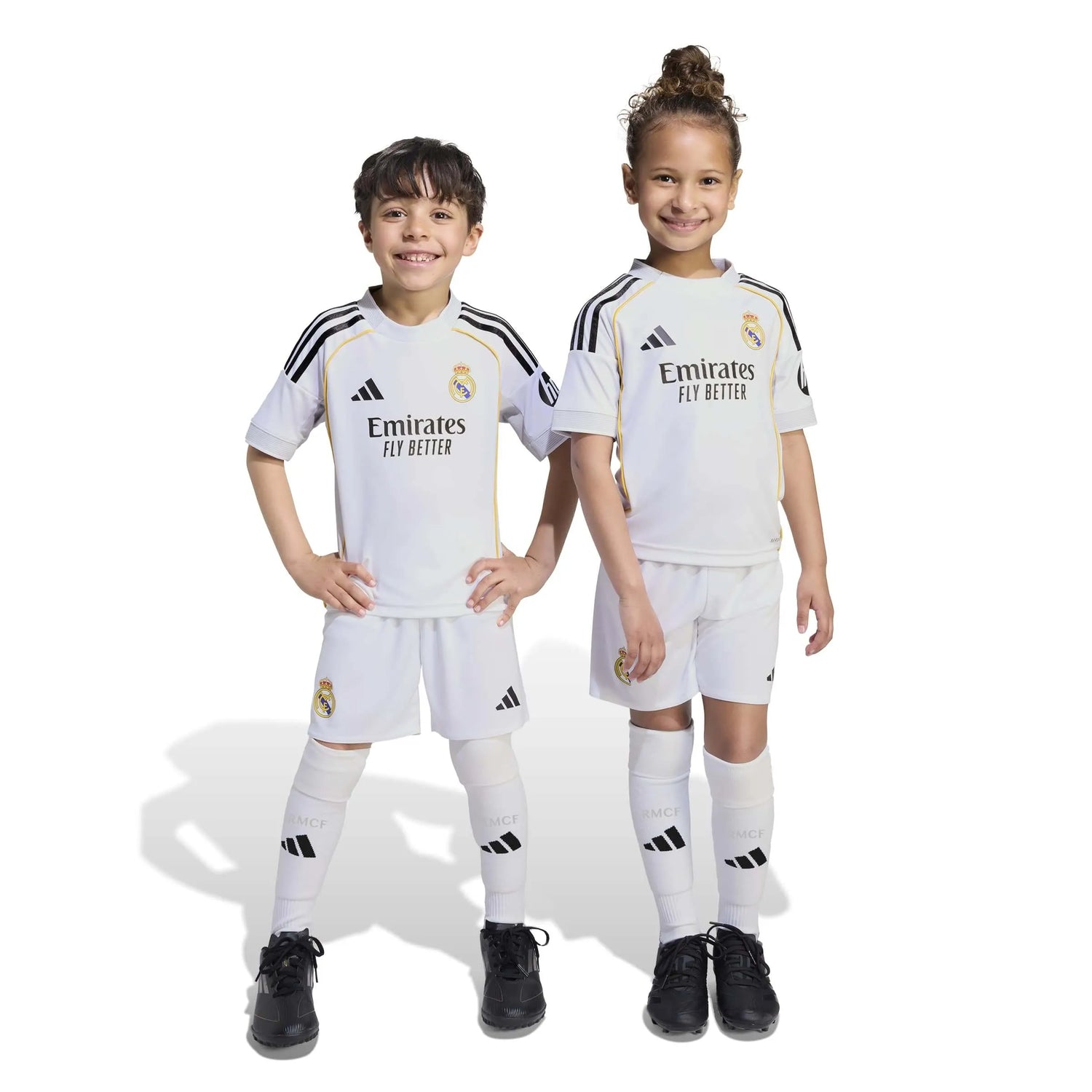 adidas 2025-26 Real Madrid Kid's Home Mini Kit