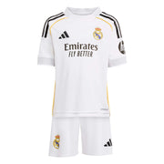 adidas 2025-26 Real Madrid Kid's Home Mini Kit