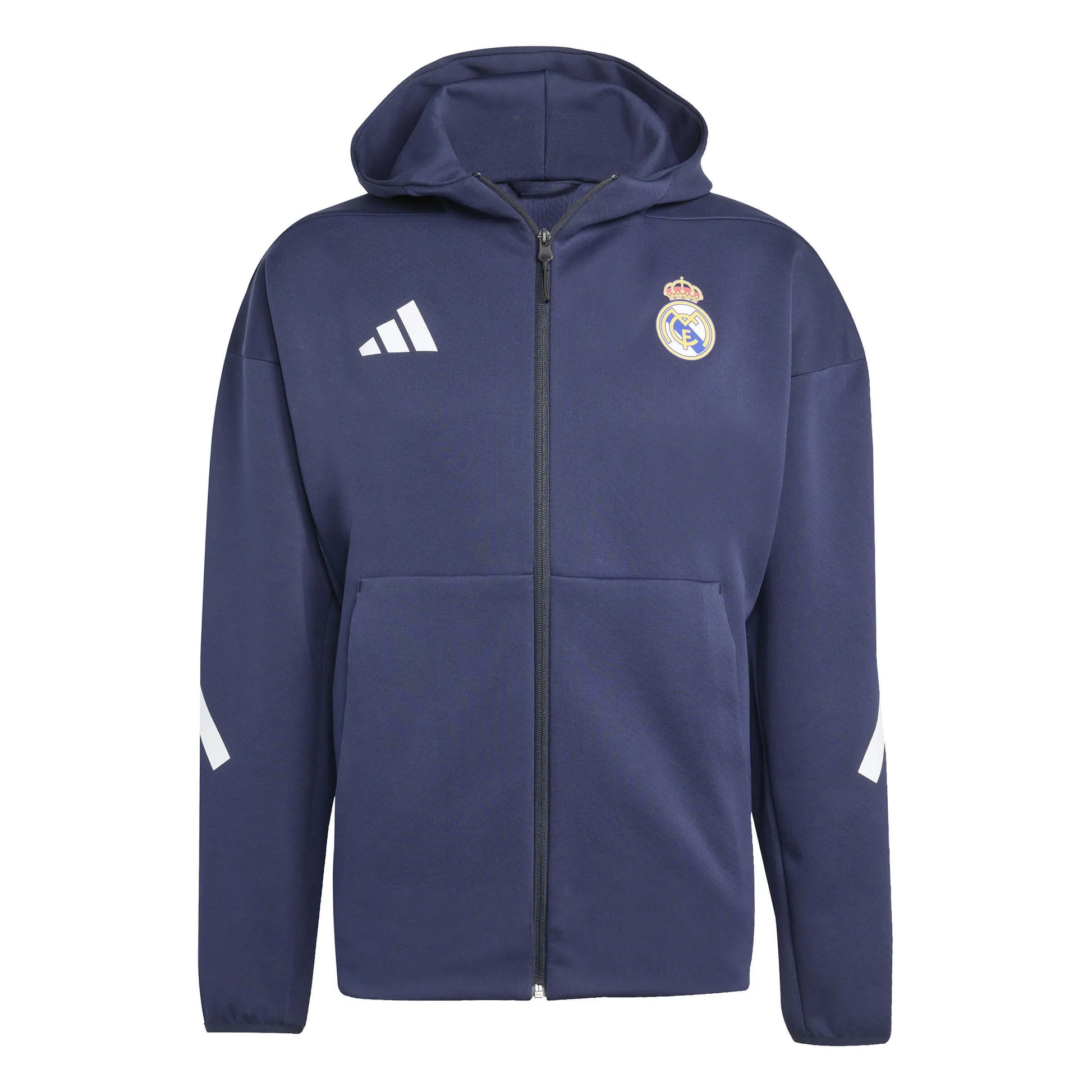 adidas 2025-26 Real Madrid Men's Anthem Jacket (Front)