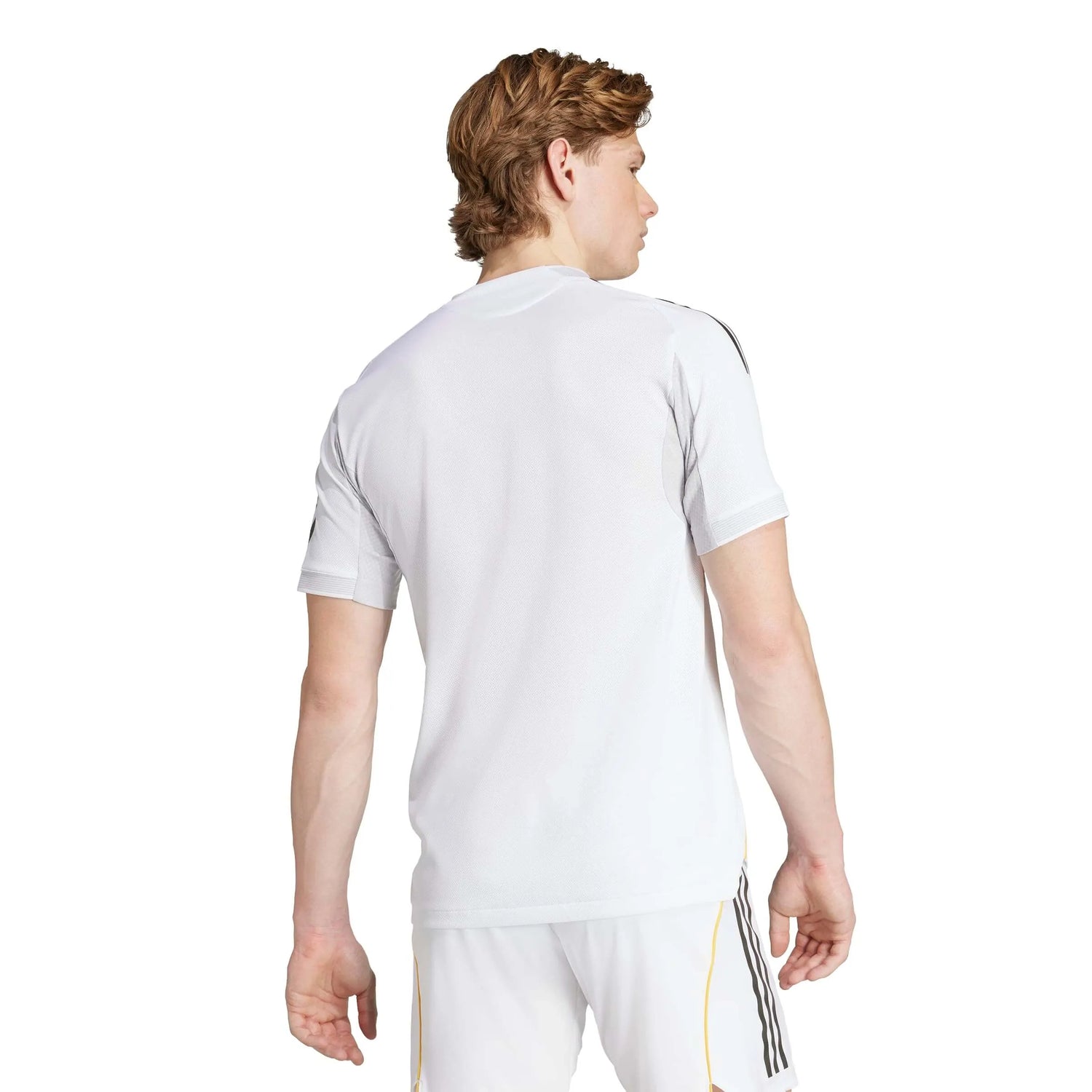 adidas 2025-26 Real Madrid Men's Authentic Home Soccer Jersey (Model - Back)