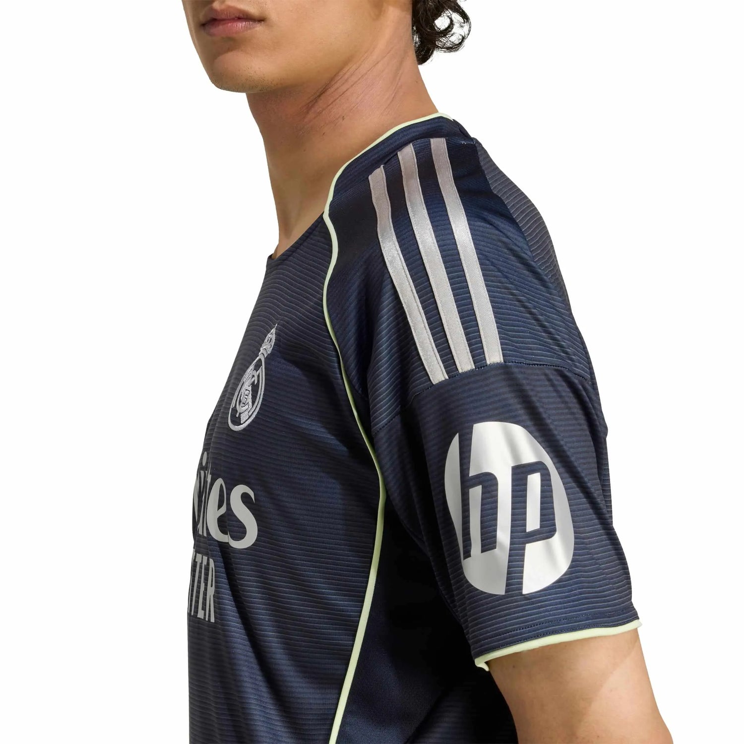 adidas 2025-26 Real Madrid Men's Stadium Away Soccer Jersey (Detail 2)