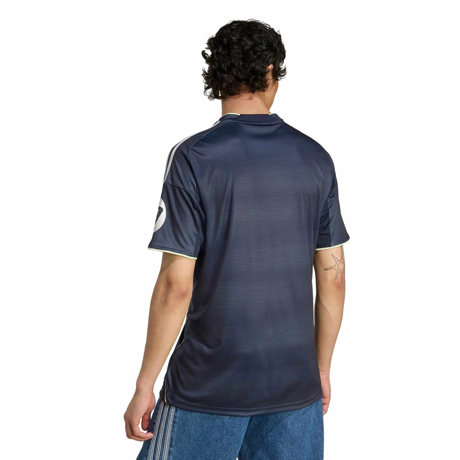 adidas 2025-26 Real Madrid Men's Stadium Away Soccer Jersey (Model - Back)