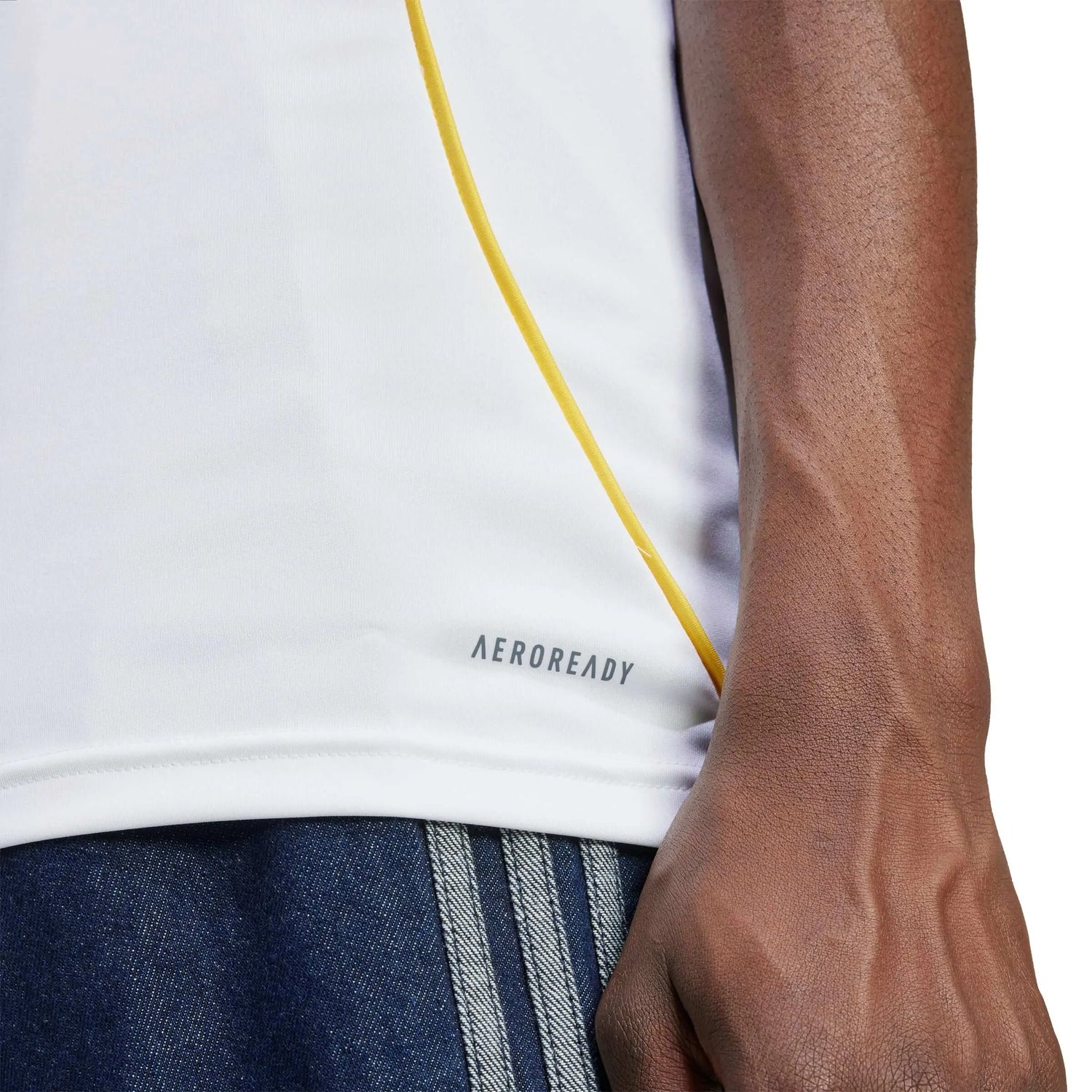 adidas 2025-26 Real Madrid Men's Stadium Home Soccer Jersey (Detail 2)