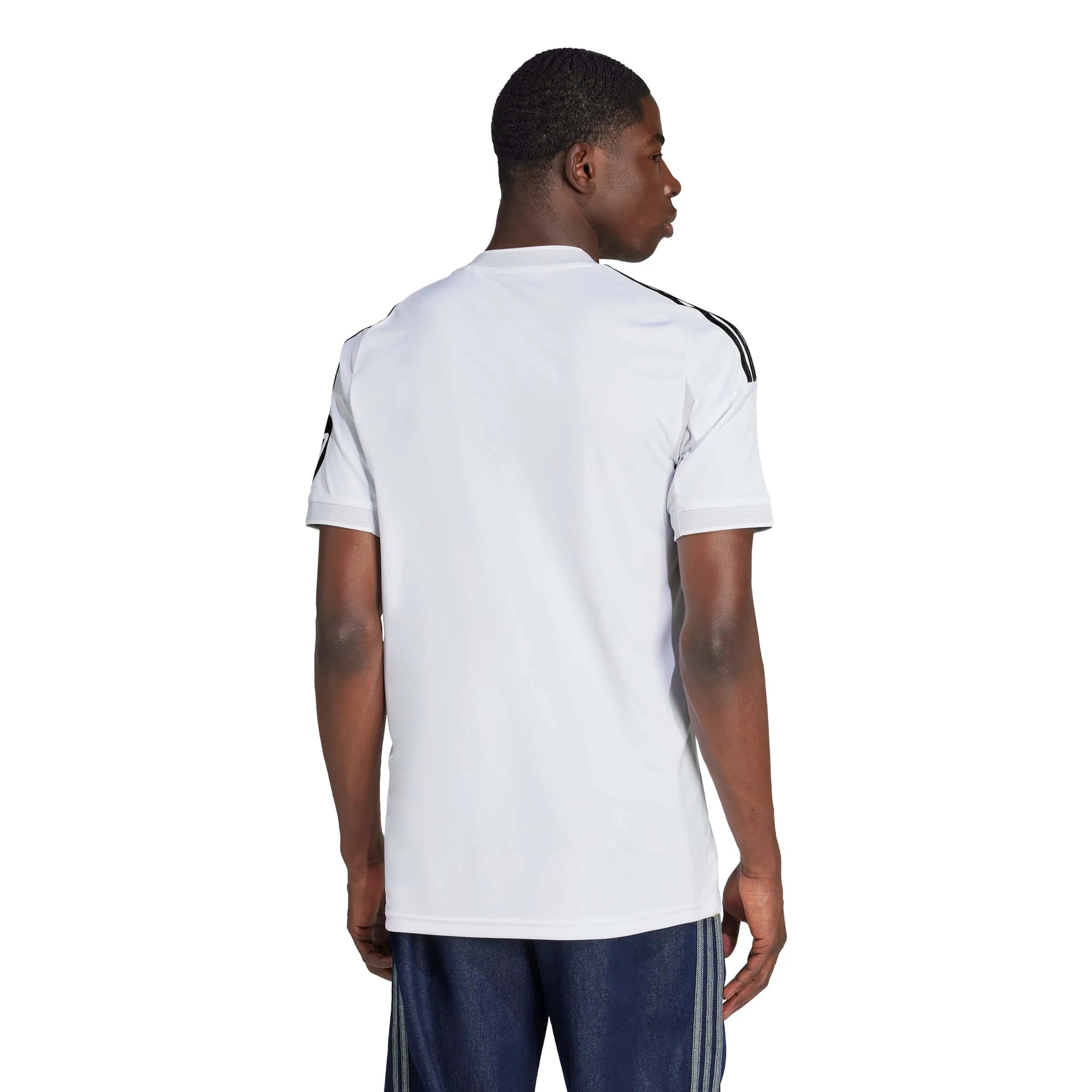 adidas 2025-26 Real Madrid Men's Stadium Home Soccer Jersey (Model - Back)