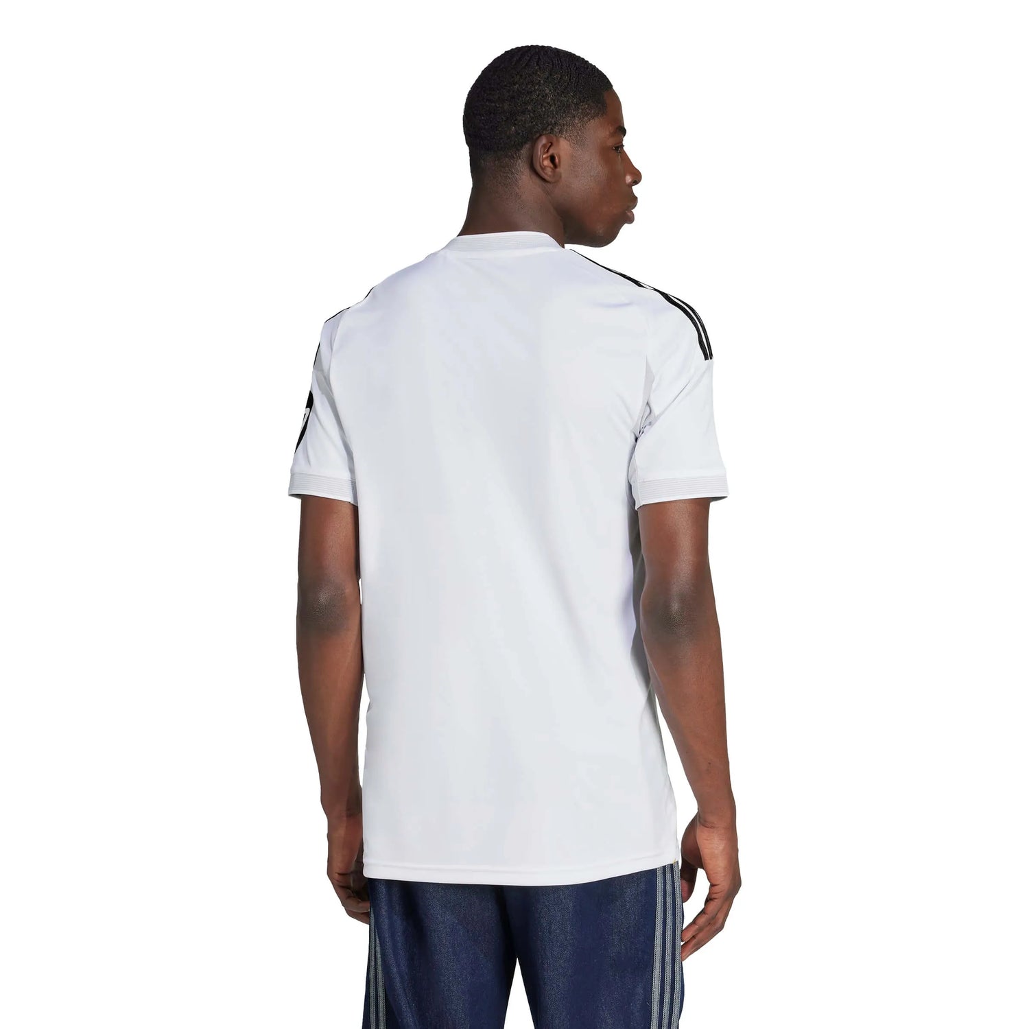 adidas 2025-26 Real Madrid Men's Stadium Home Soccer Jersey (Model - Back)