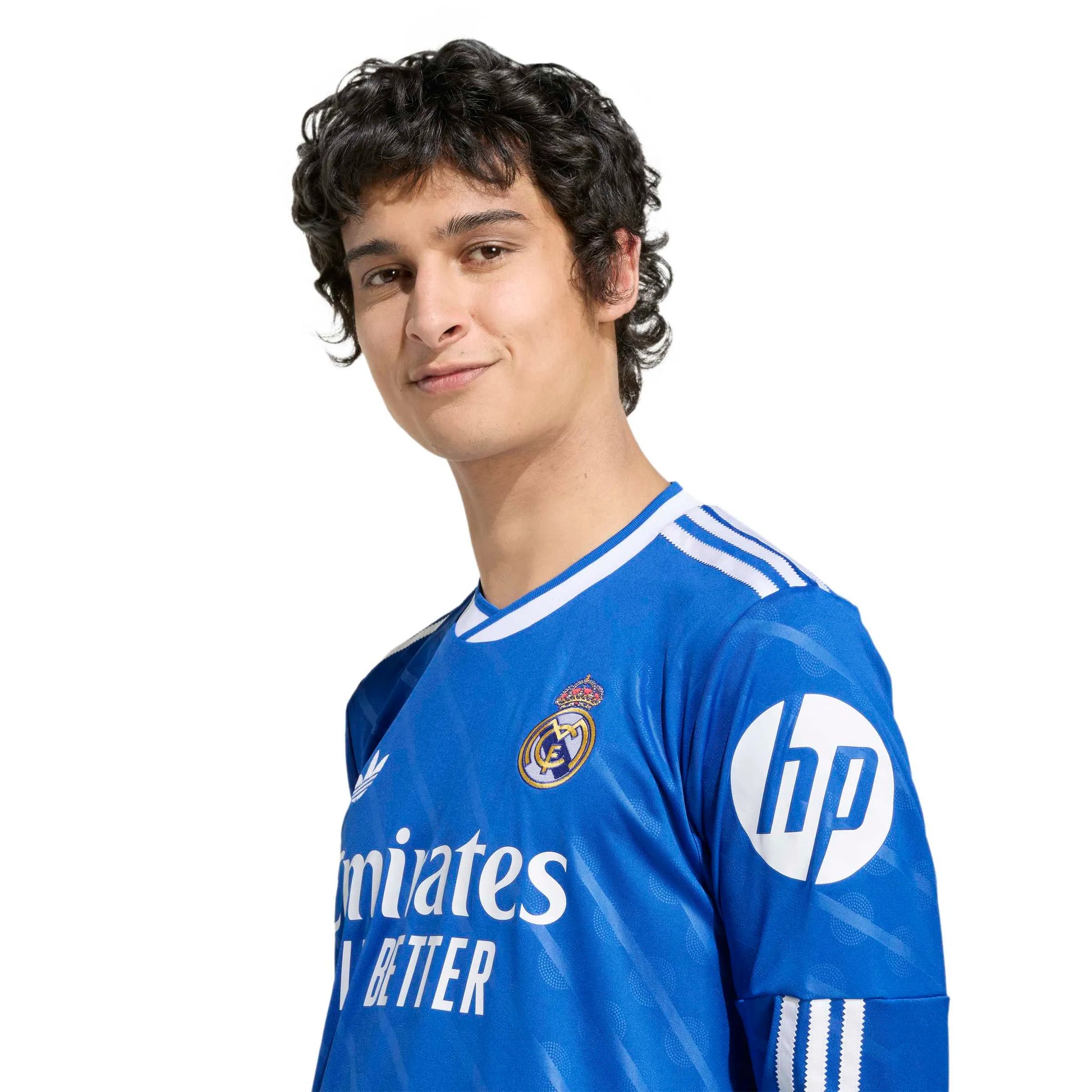 adidas 2025-26 Real Madrid Men's Stadium Third Long-Sleeve Soccer Jersey (Detail 1)