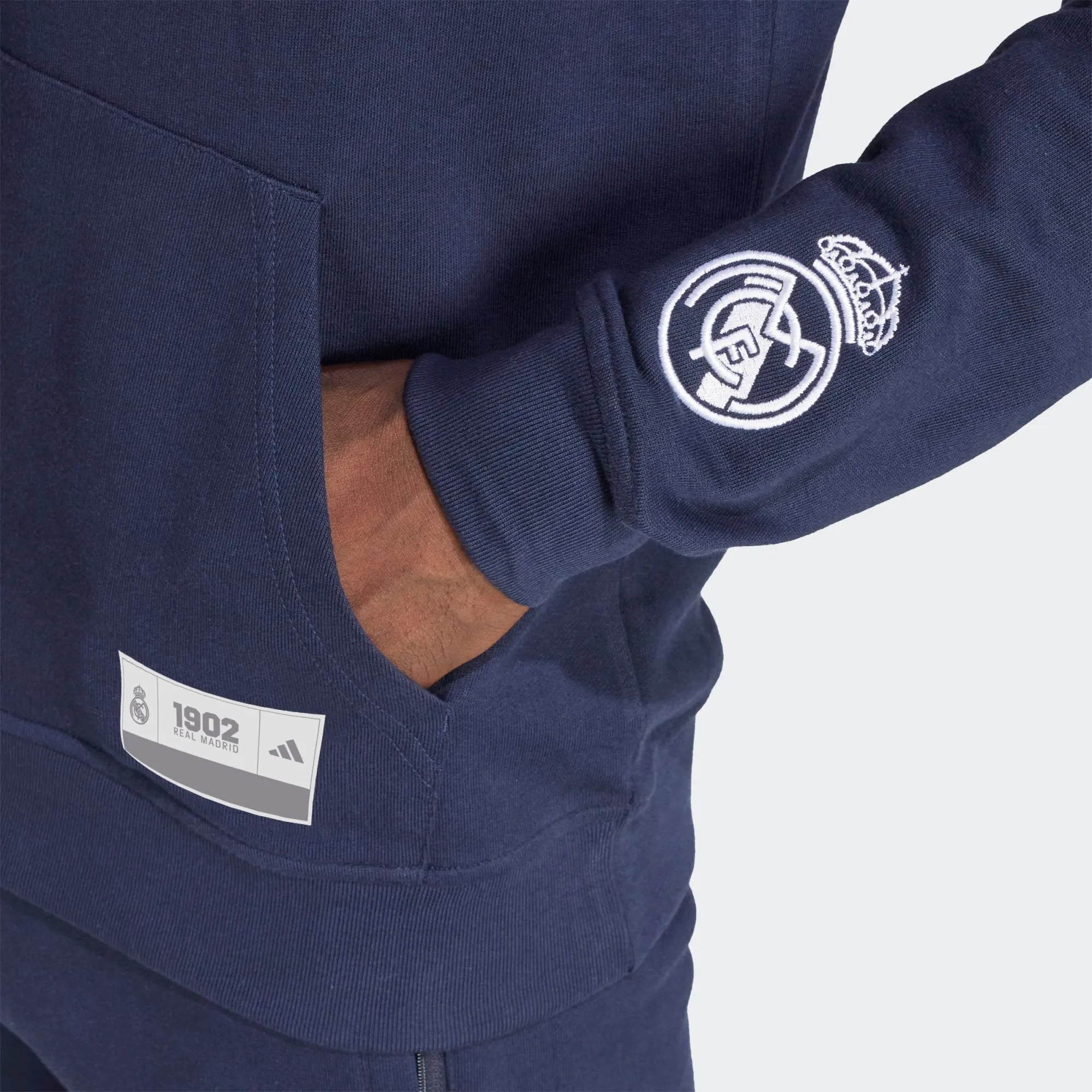 adidas 2025-26 Real Madrid Men's US Hoodie (Detail 2)