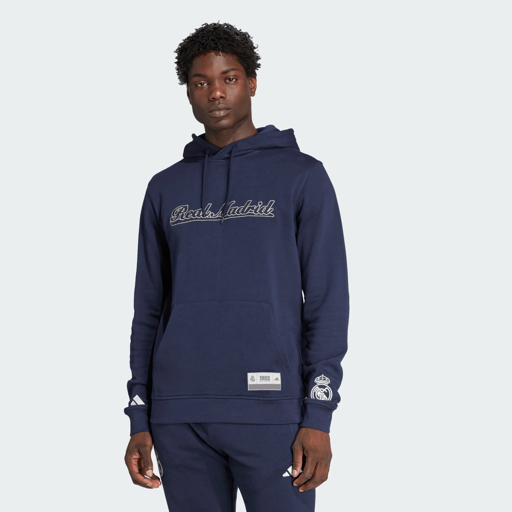 adidas 2025-26 Real Madrid Men's US Hoodie (Model - Front)
