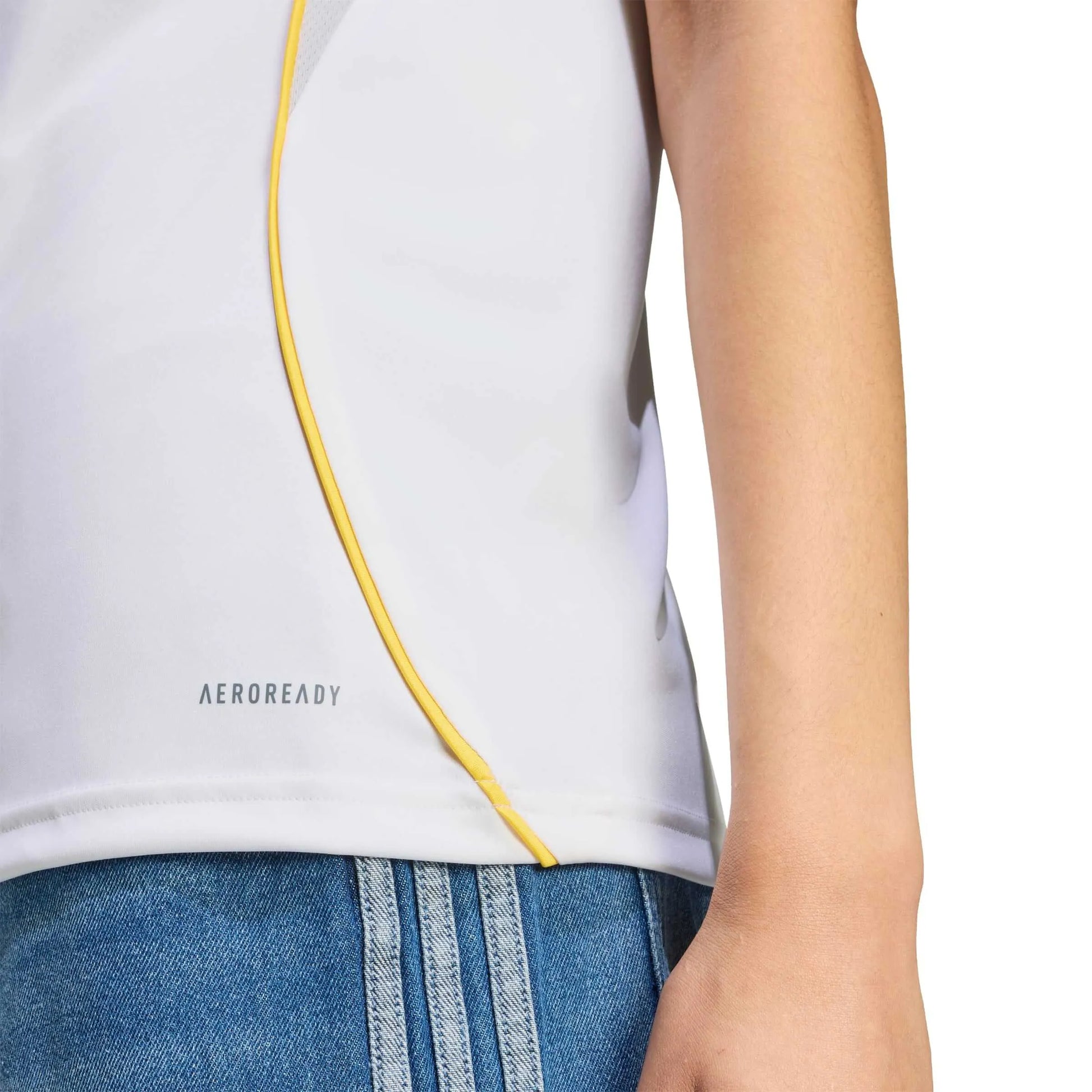 adidas 2025-26 Real Madrid Women's Stadium Home Soccer Jersey (Detail 2)