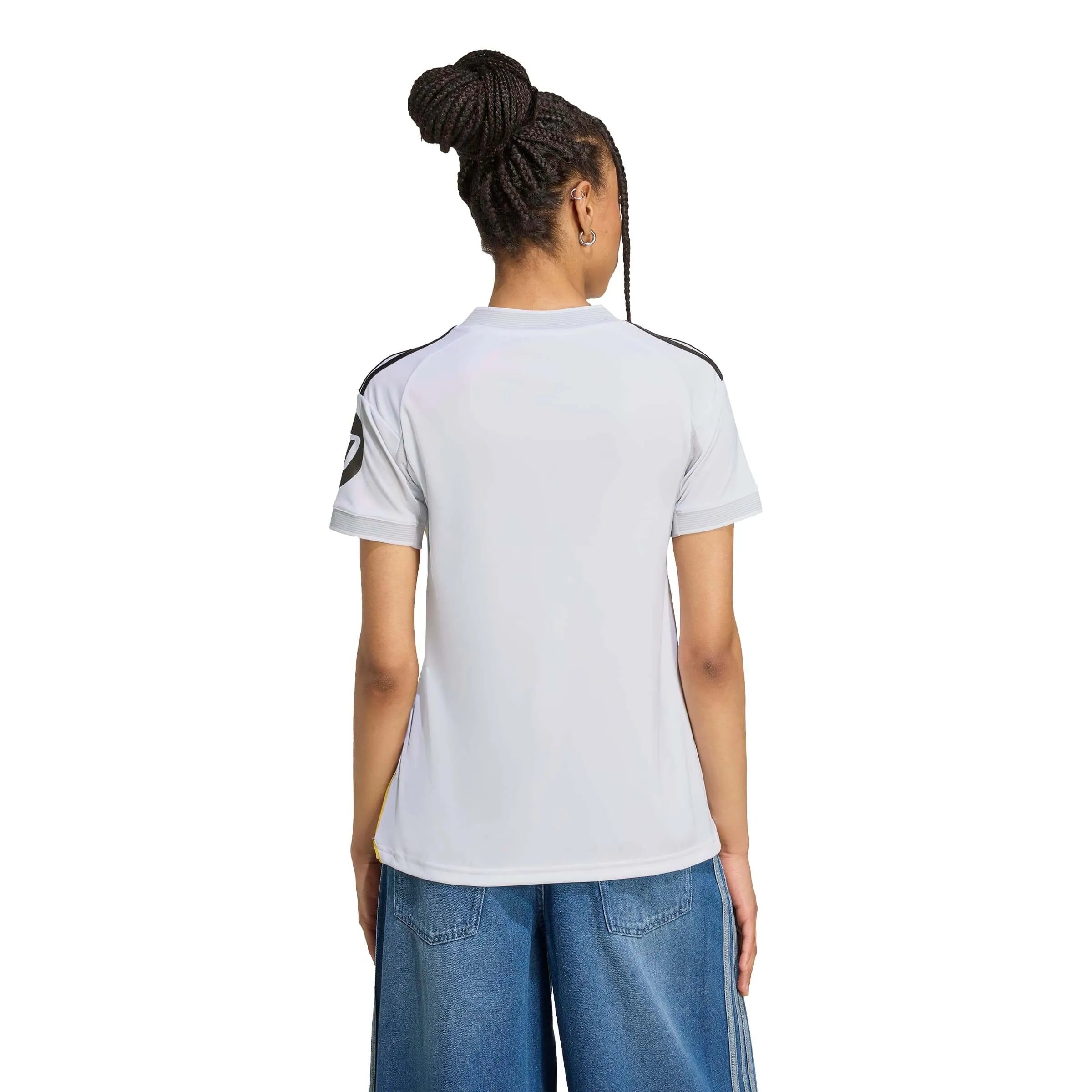 adidas 2025-26 Real Madrid Women's Stadium Home Soccer Jersey (Model - Back)
