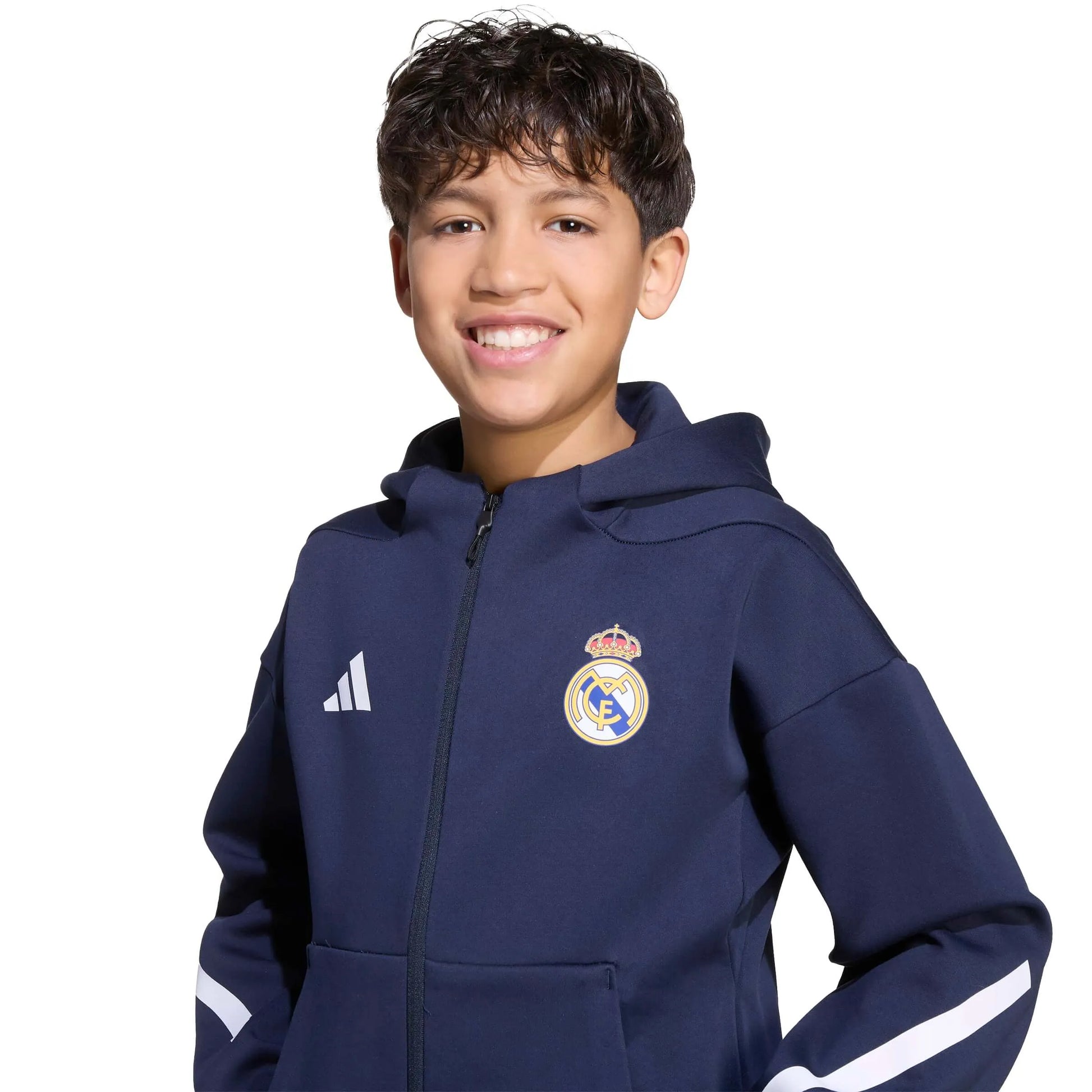 adidas 2025-26 Real Madrid Youth Anthem Jacket (Detail 1)