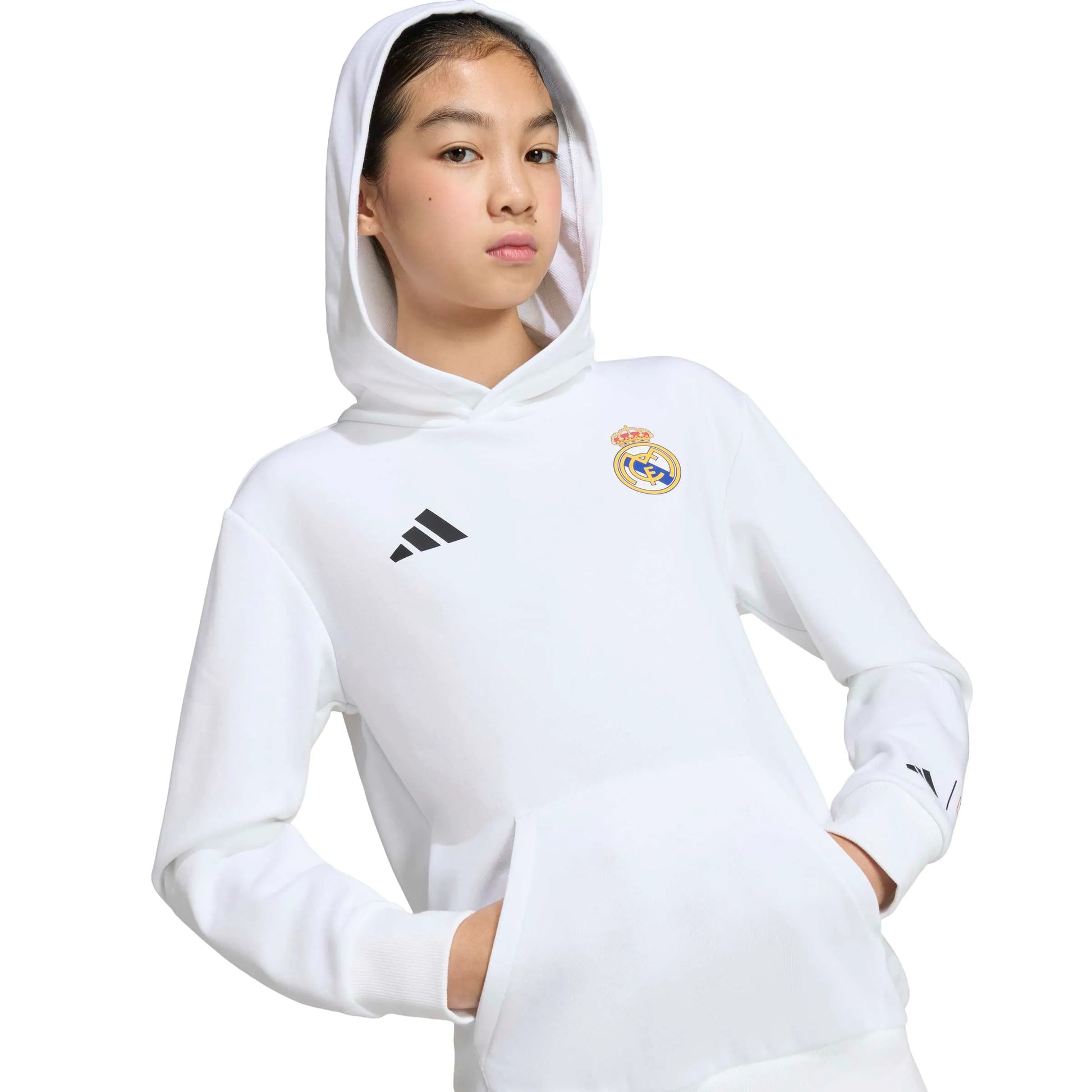 adidas 2025-26 Real Madrid Youth Avengers Hoodie (Detail 1)