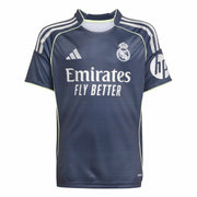adidas 2025-26 Real Madrid Youth Stadium Away Soccer Jersey (Front)