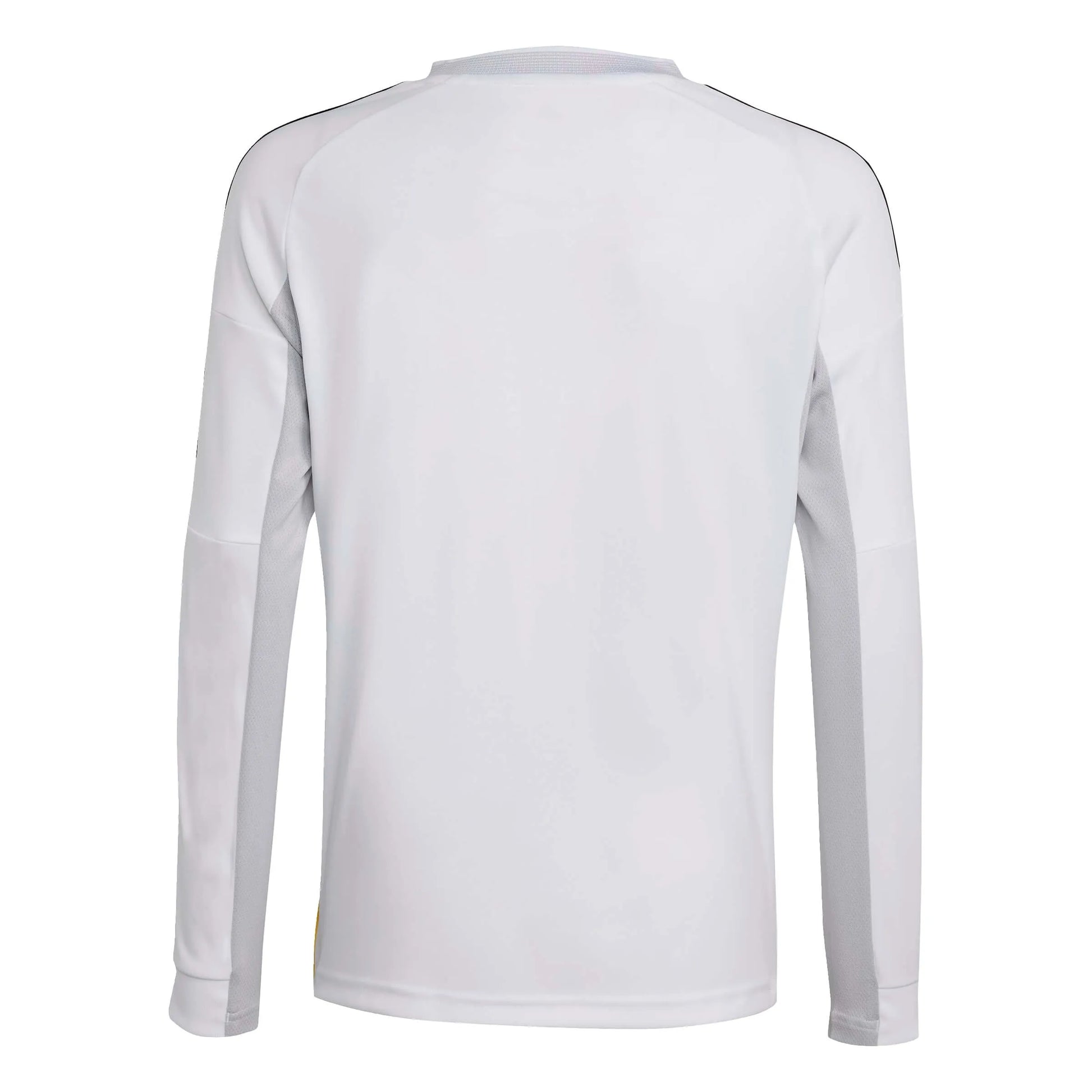 adidas 2025-26 Real Madrid Youth Stadium Home Long-Sleeve Soccer Jersey (Back)