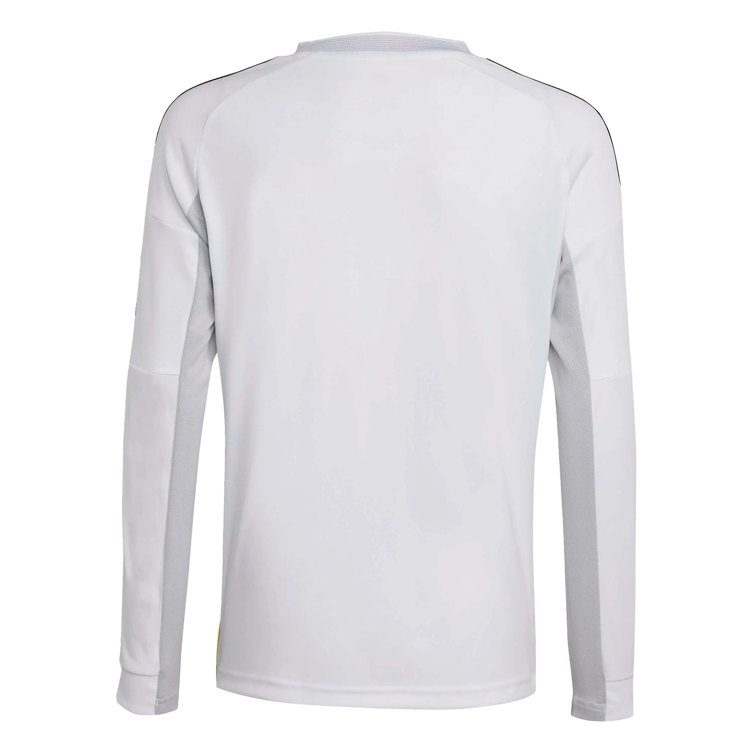 adidas 2025-26 Real Madrid Youth Stadium Home Long-Sleeve Soccer Jersey (Back)