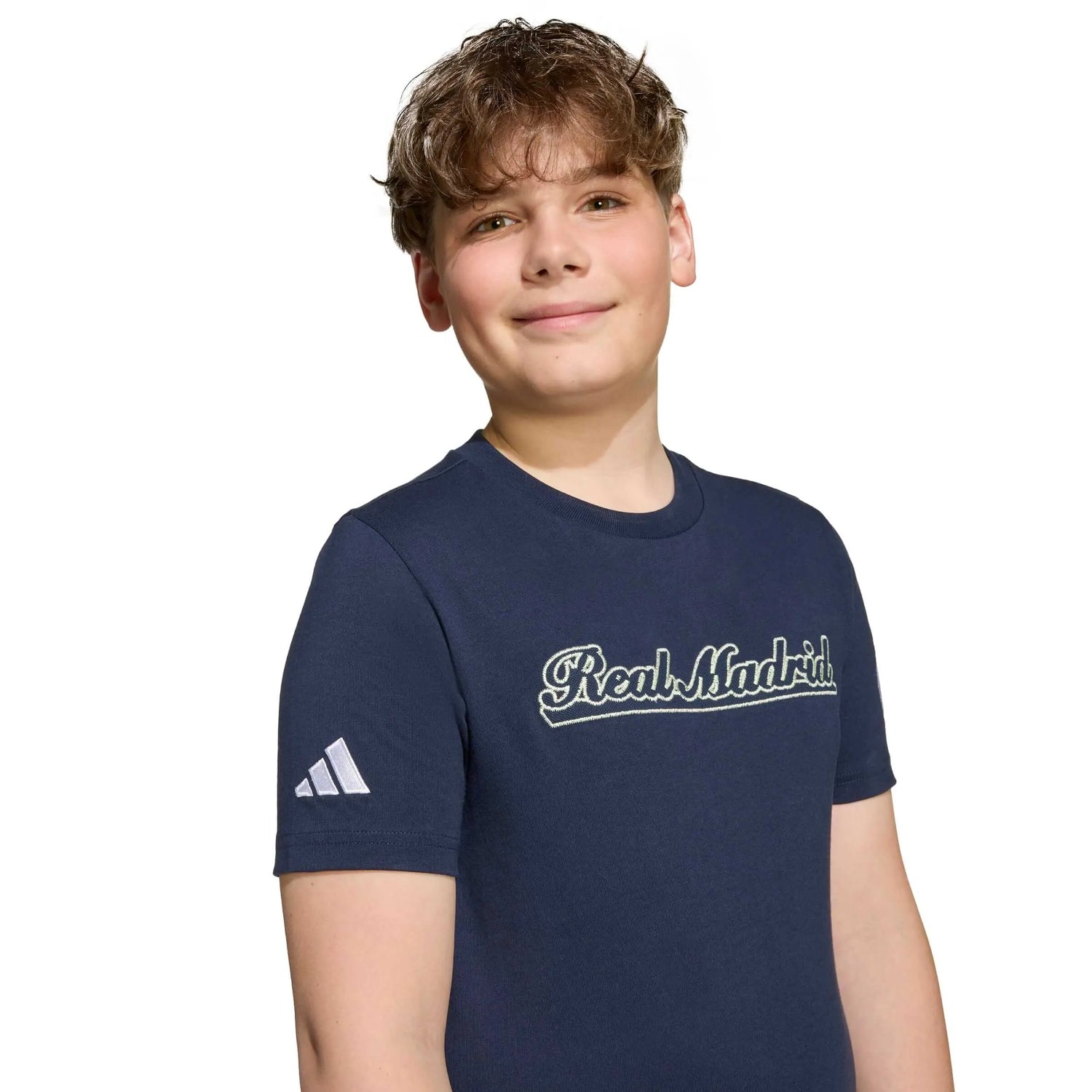 adidas 2025-26 Real Madrid Youth US Tee (Detail 1)