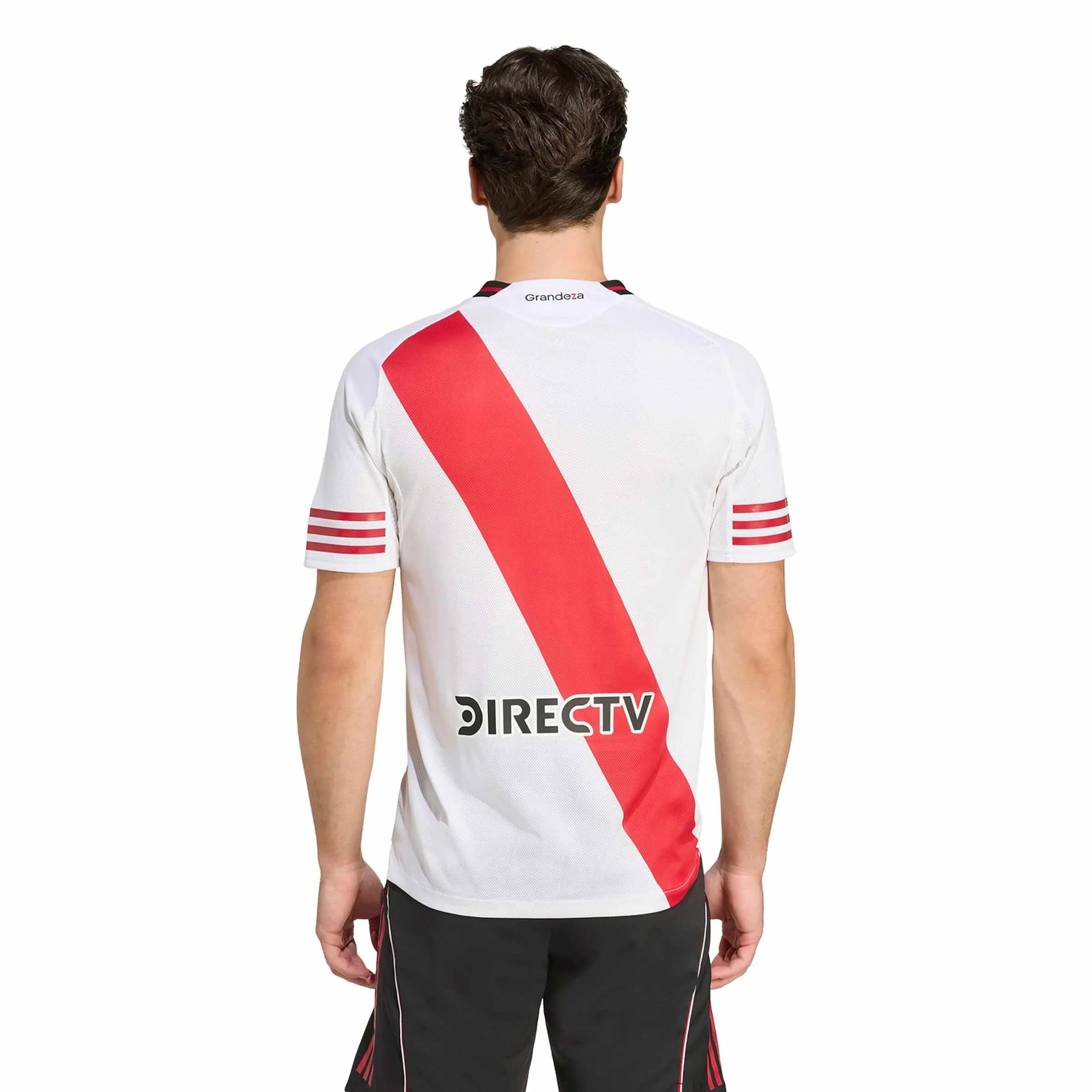 adidas 2025-26 River Plate Men's Authentic Home Soccer Jersey (Model - Back)