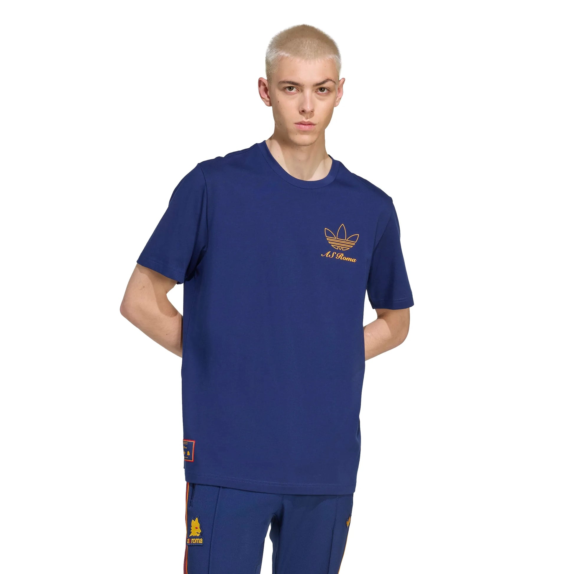 adidas 2025-26 Roma Men's Icon Graphic Tee (Model - Front)