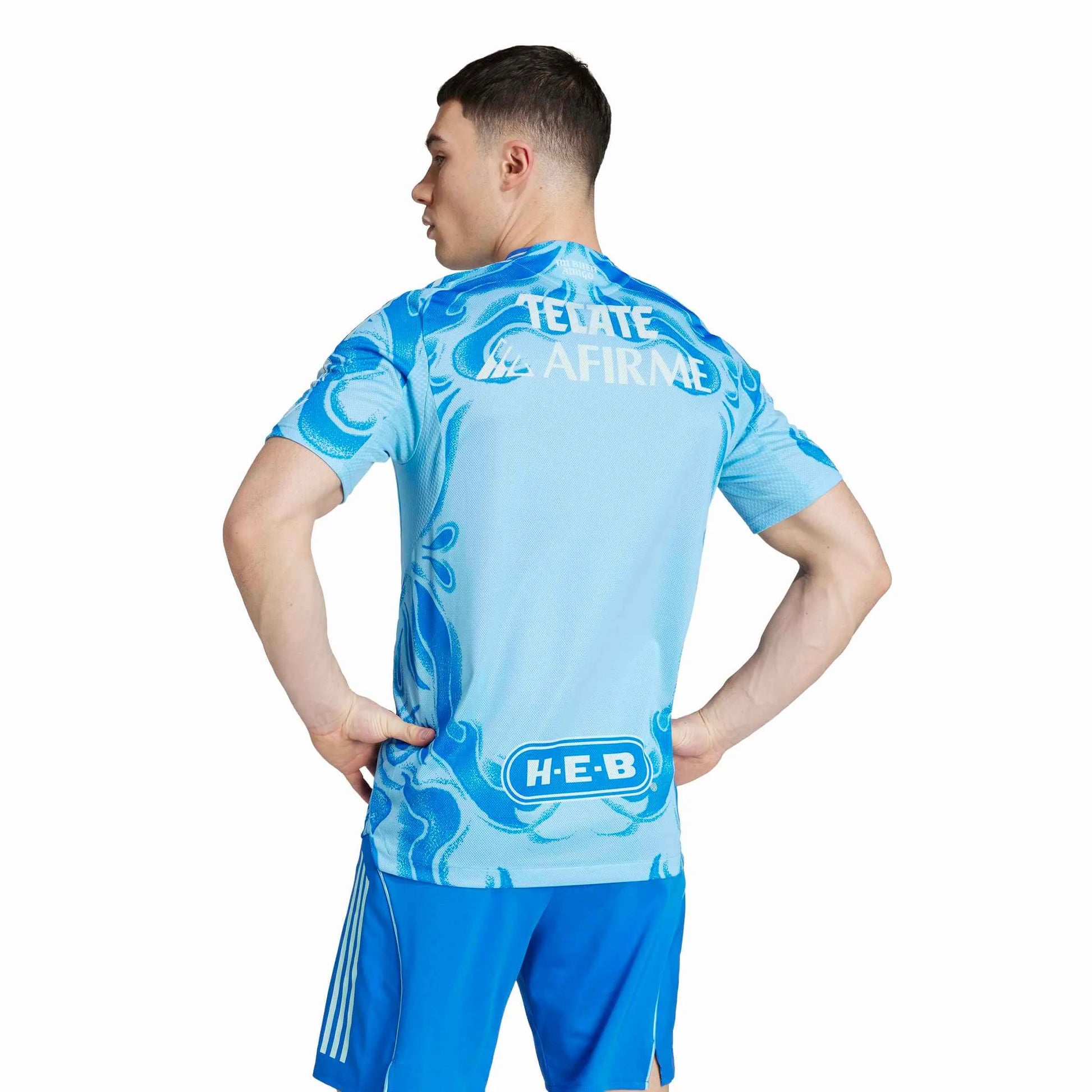 adidas 2025-26 Tigres Men's Authentic Away Soccer Jersey (Model - Back)
