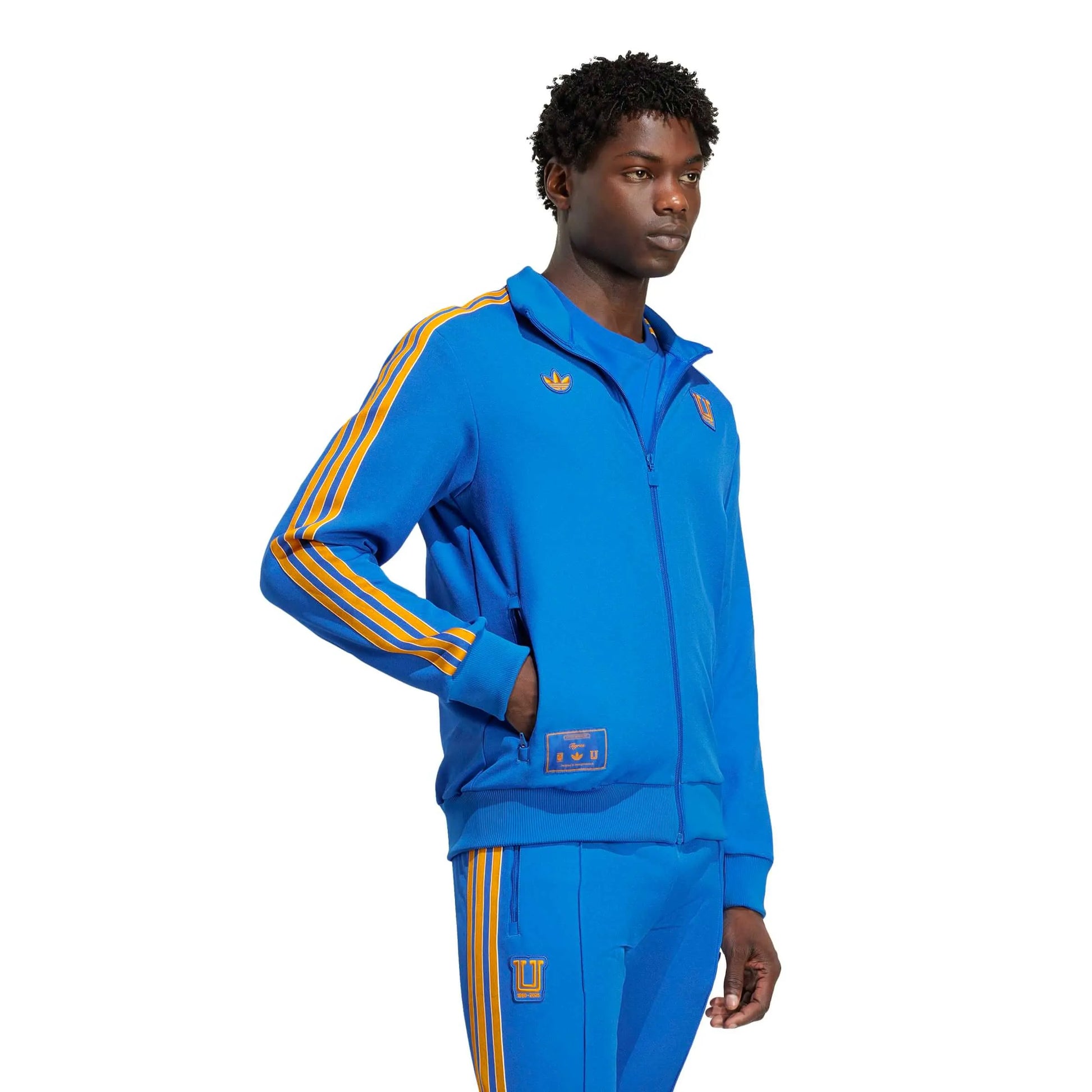 adidas 2025-26 Tigres Men's Icon Track Top (Model - Side)