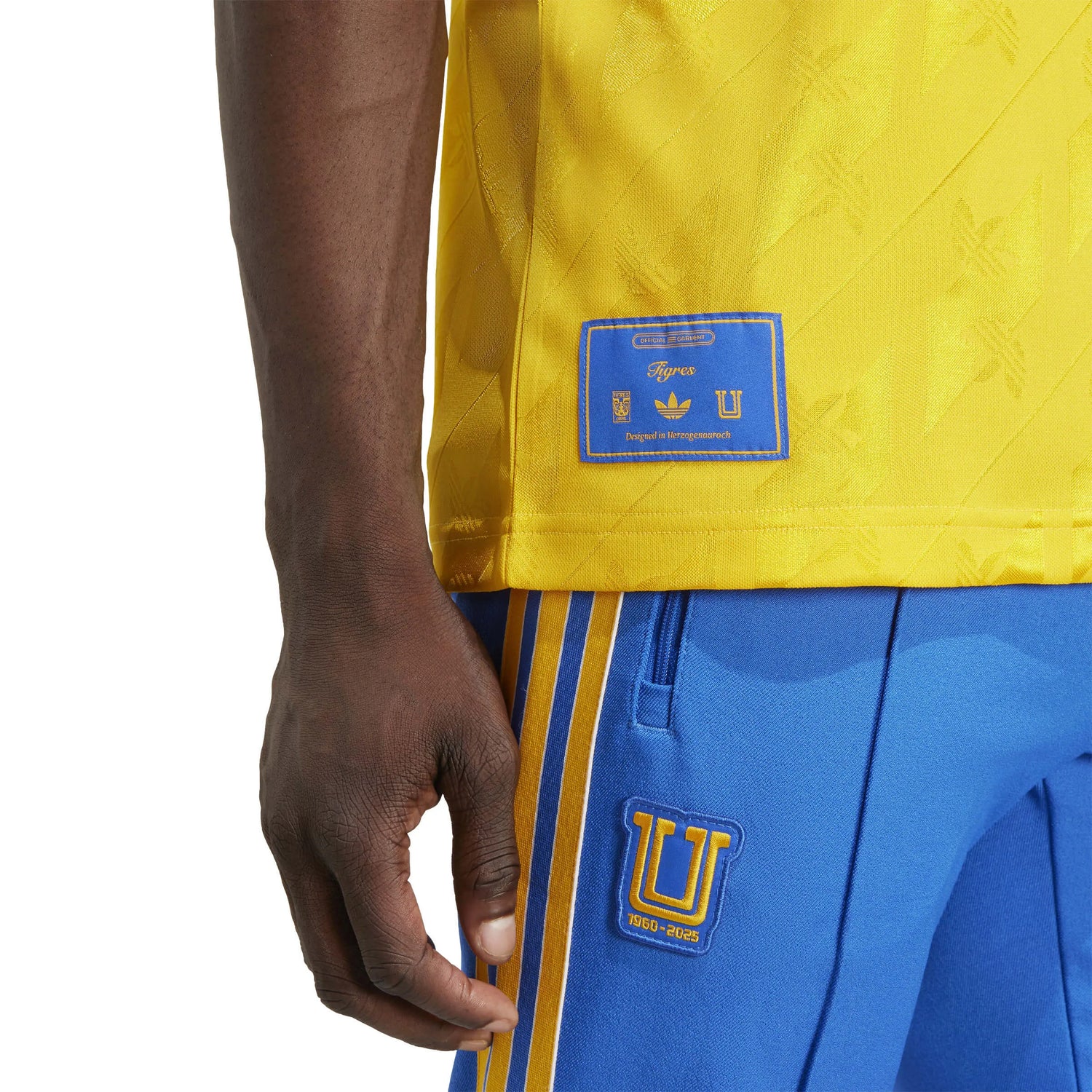 adidas 2025-26 Tigres Men's Stadium Anniversary Soccer Jersey (Detail 2)