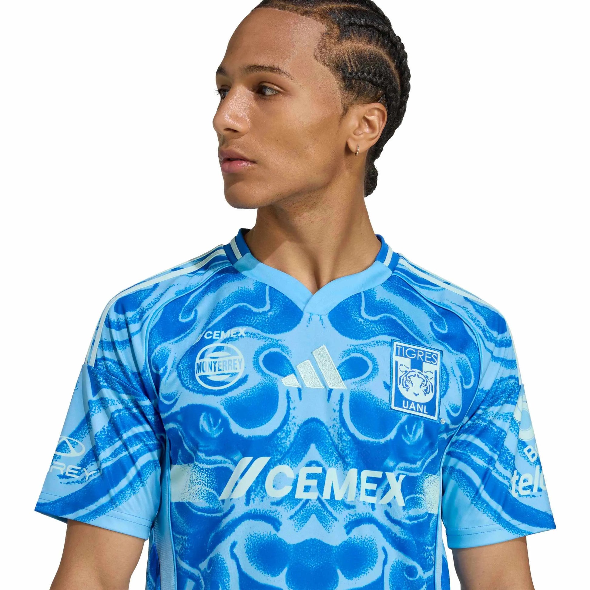 adidas 2025-26 Tigres Men's Stadium Away Soccer Jersey (Detail 1)