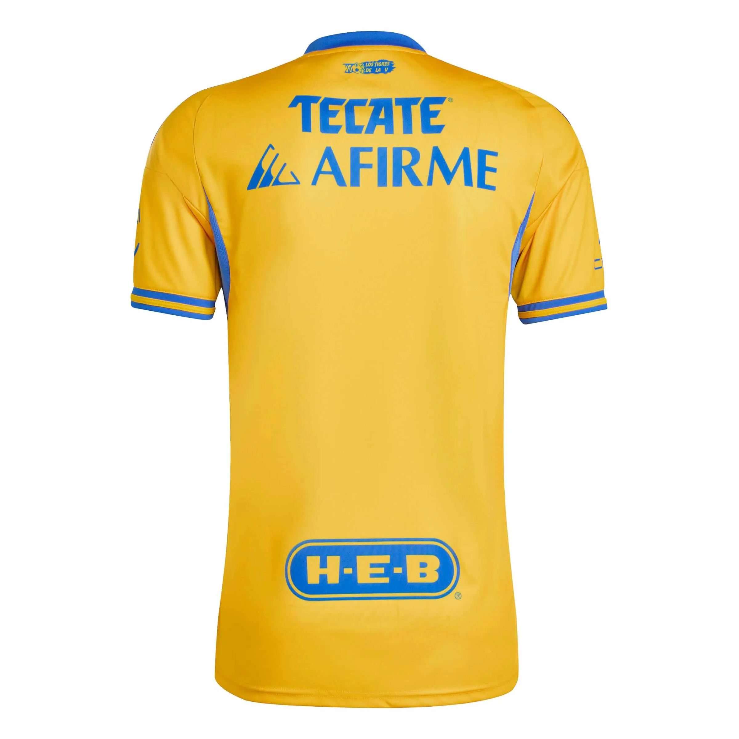 adidas 2025-26 Tigres Men's Stadium Home Soccer Jersey (Back)