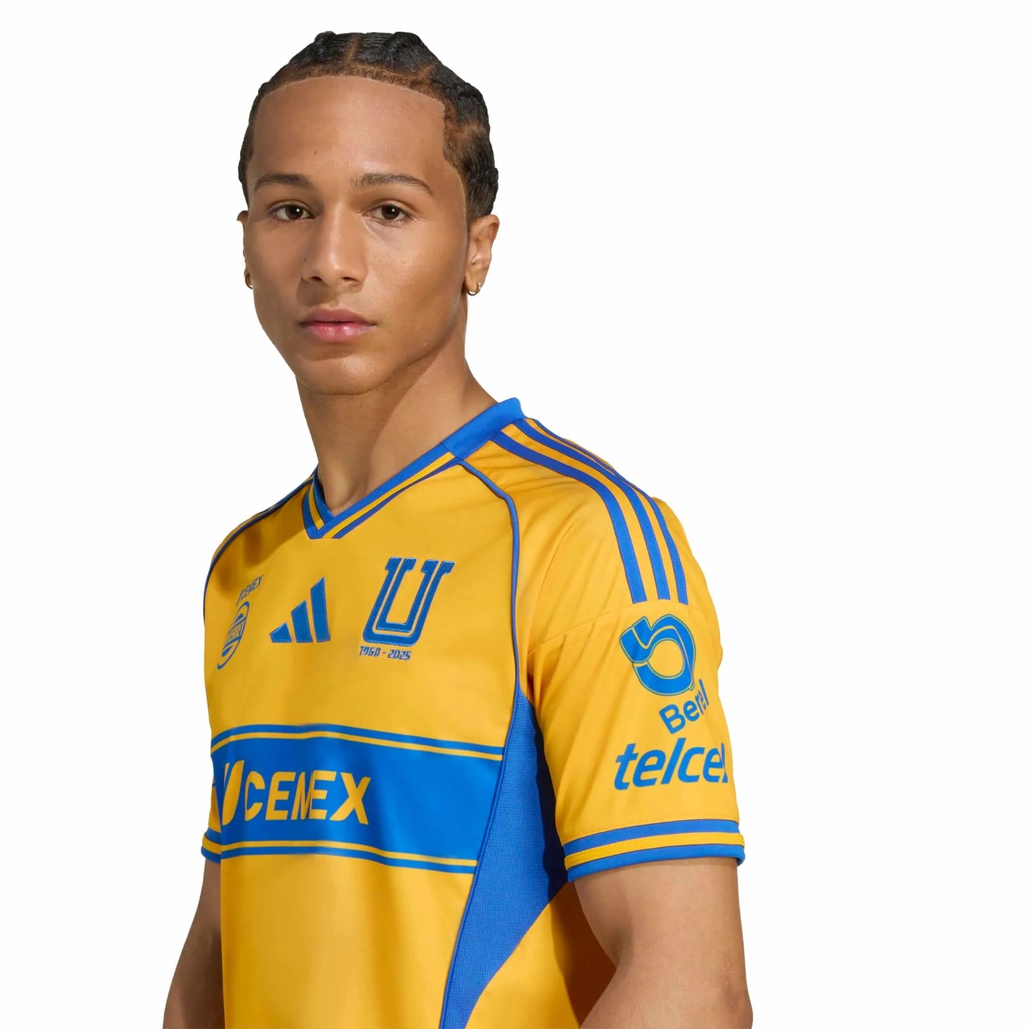 adidas 2025-26 Tigres Men's Stadium Home Soccer Jersey