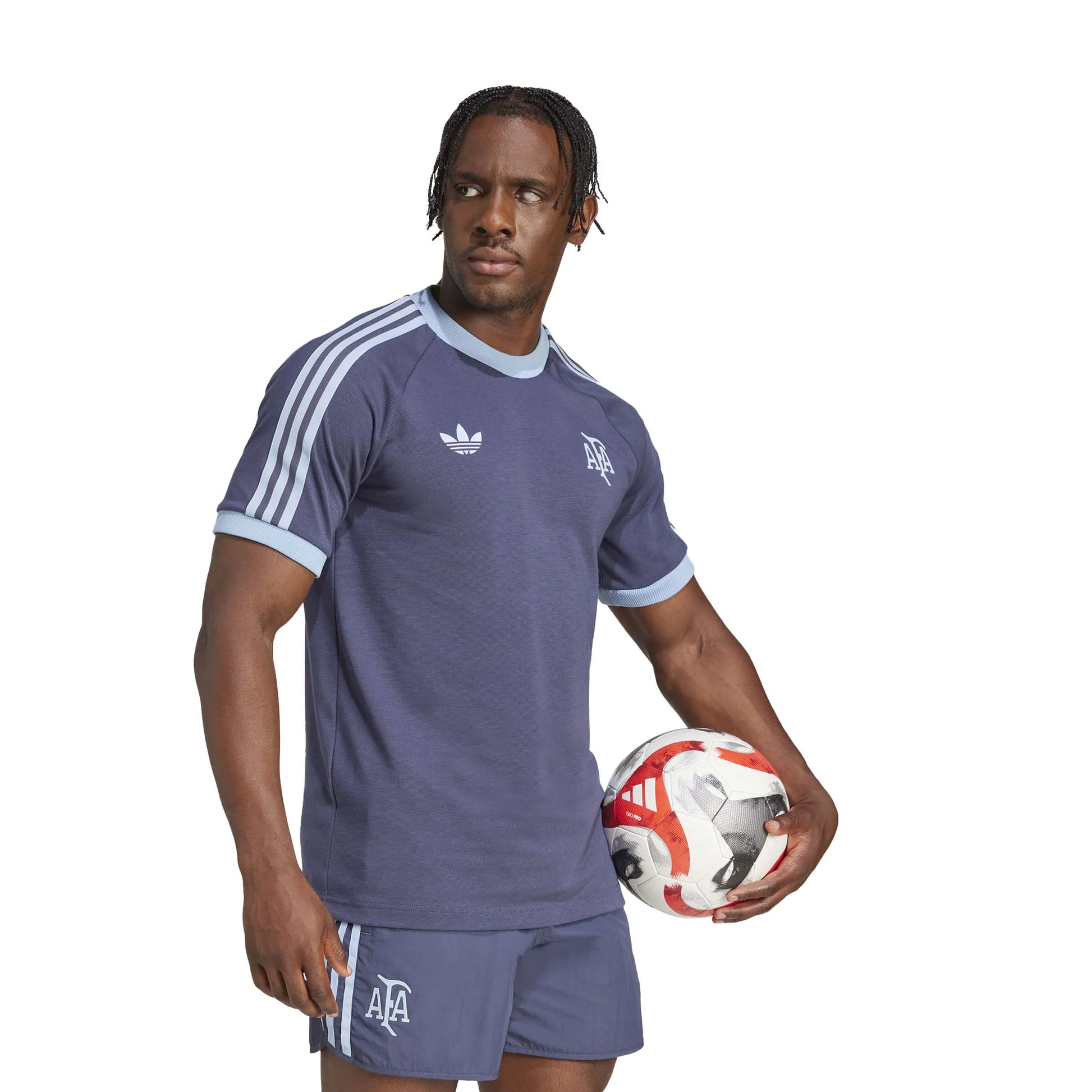 adidas 2025 Argentina Men's 50th Anniversary Tee (Model - Side)