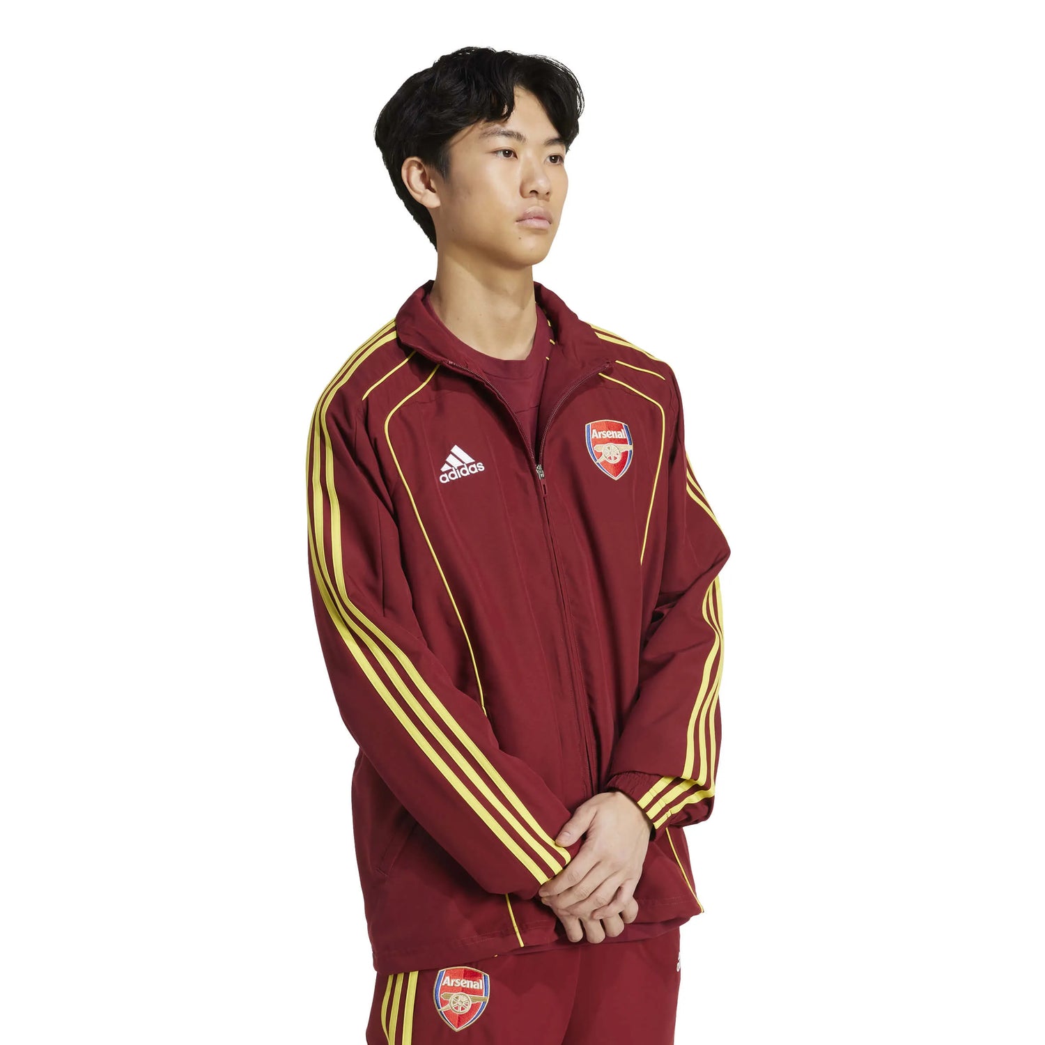adidas 2025 Arsenal Men's UBP Track Top (Model - Side)