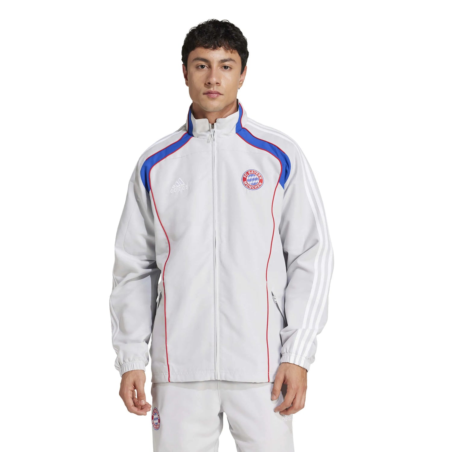 adidas 2025 Bayern Munich Men's UBP Track Top (Model - Front)