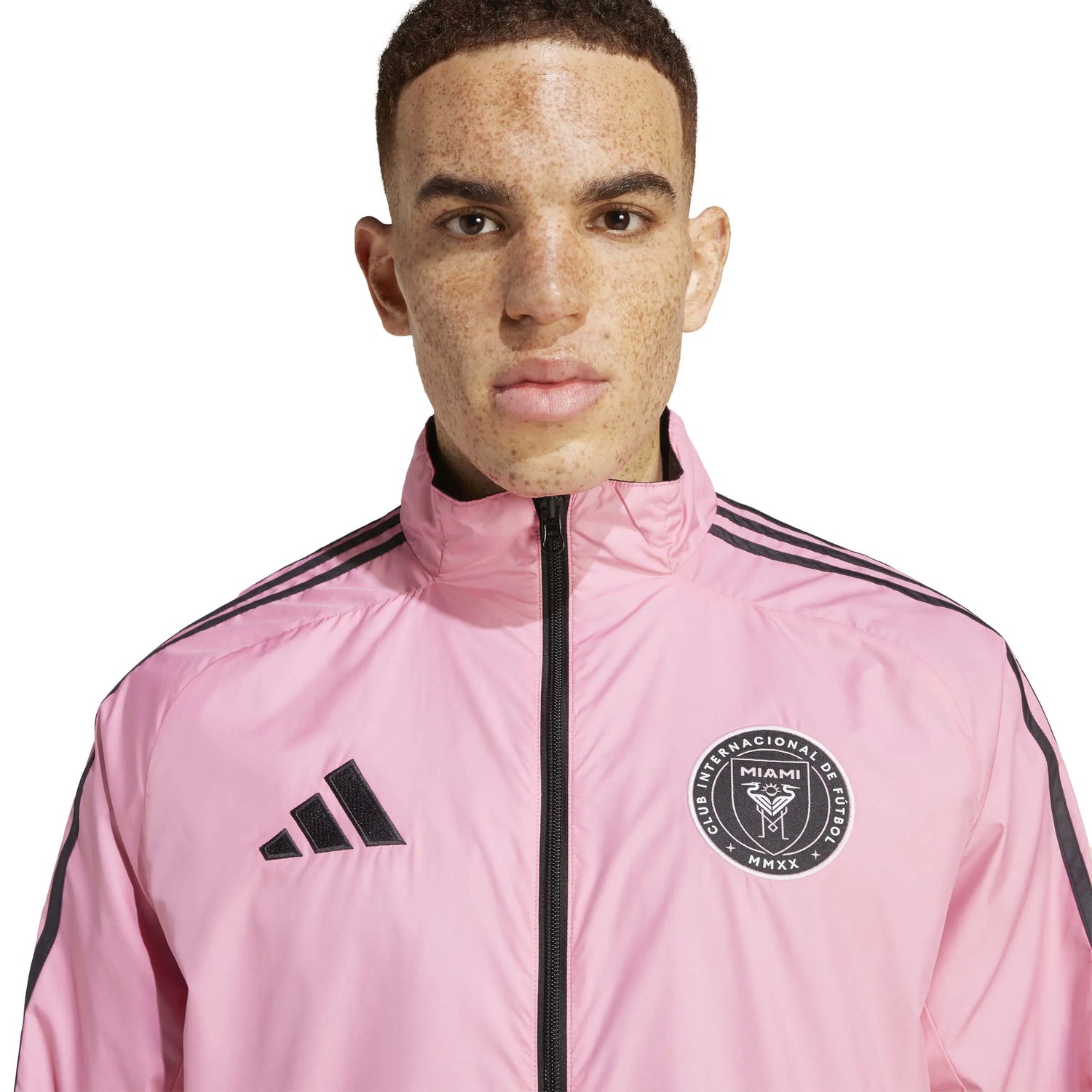 adidas 2025 Inter Miami Men's Anthem Jacket (Detail 1)