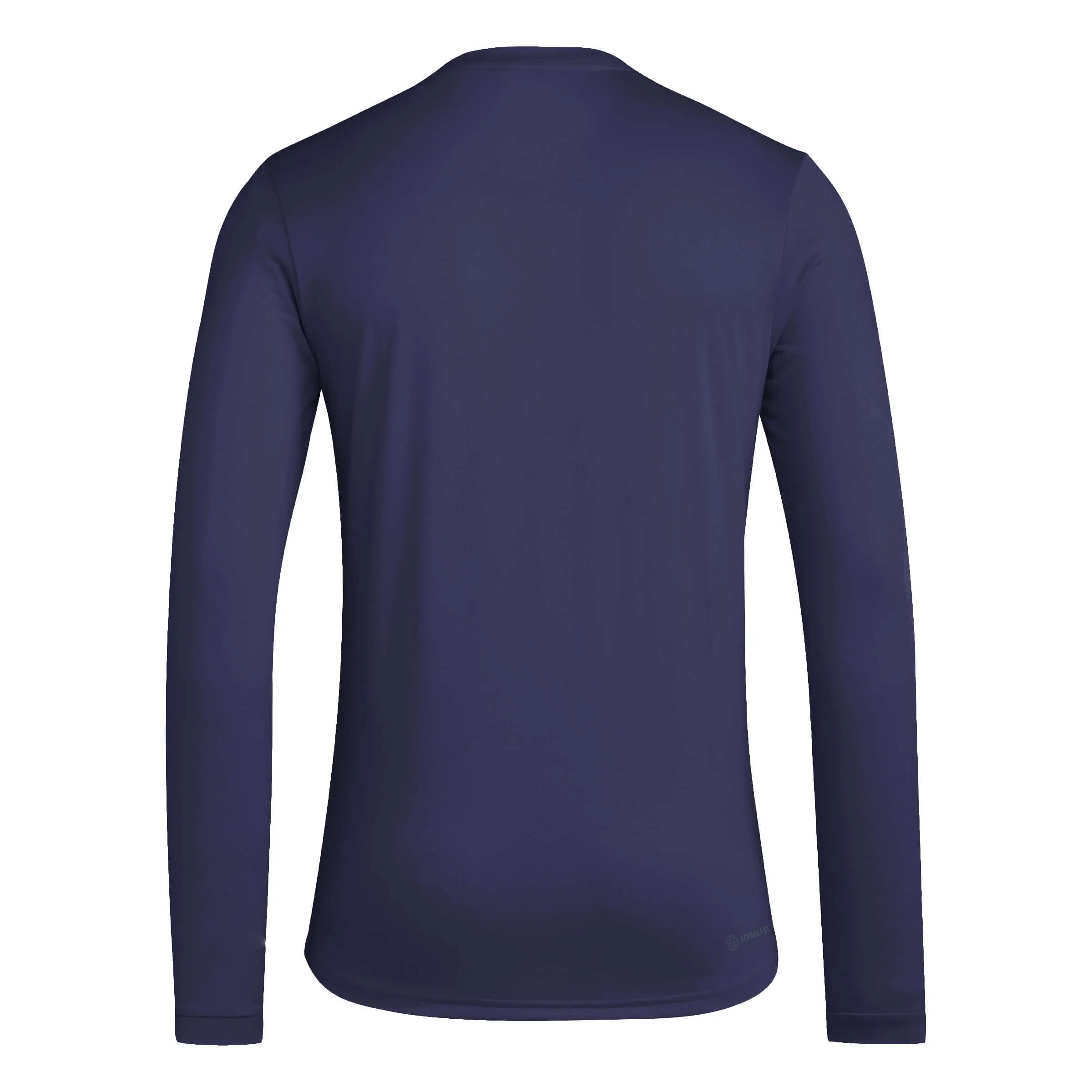 adidas 2025 LA Galaxy Men's Long-Sleeve Pre-Game Tee (Back)