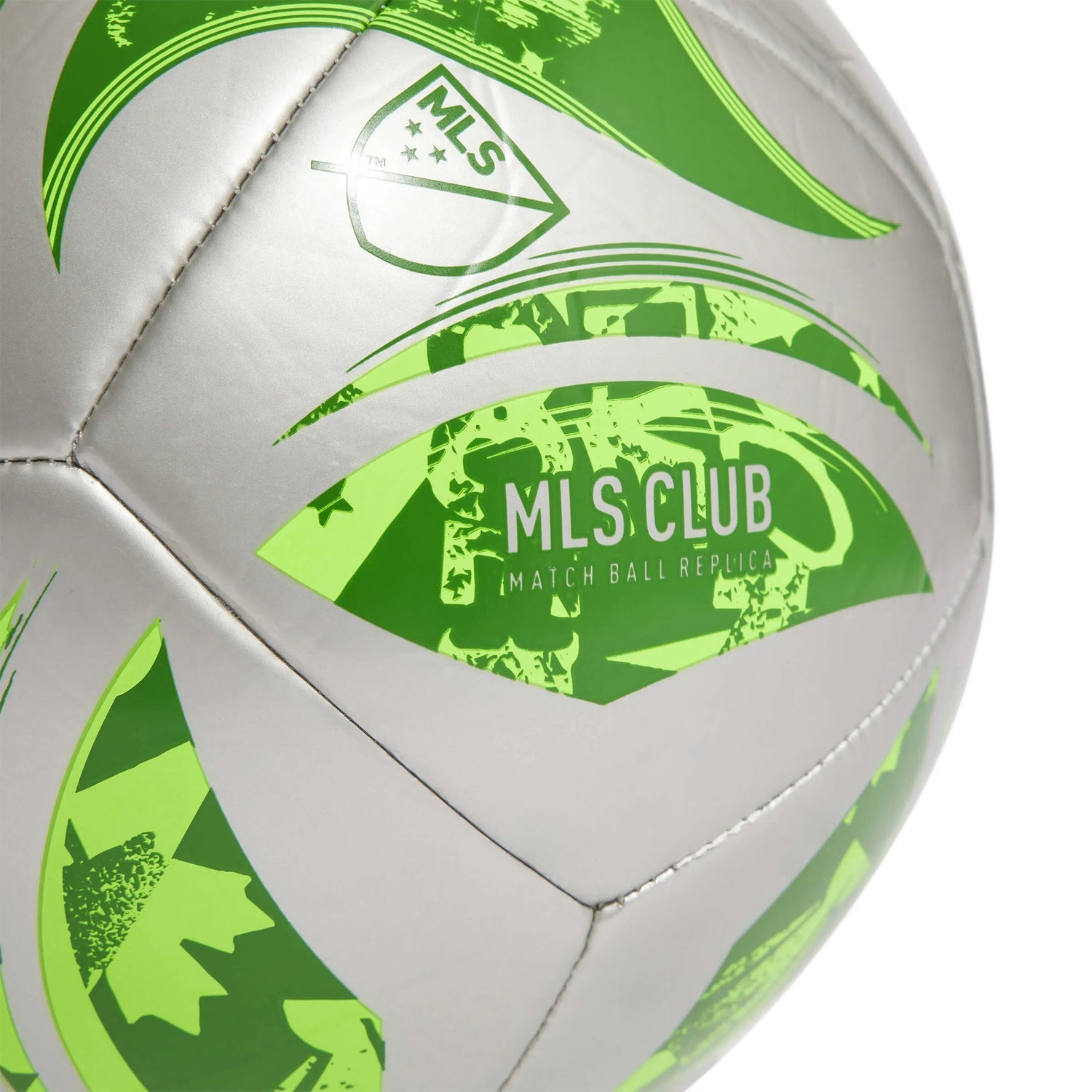 adidas 2025 MLS Club Ball Silver Metallic - Green (Detail 1)