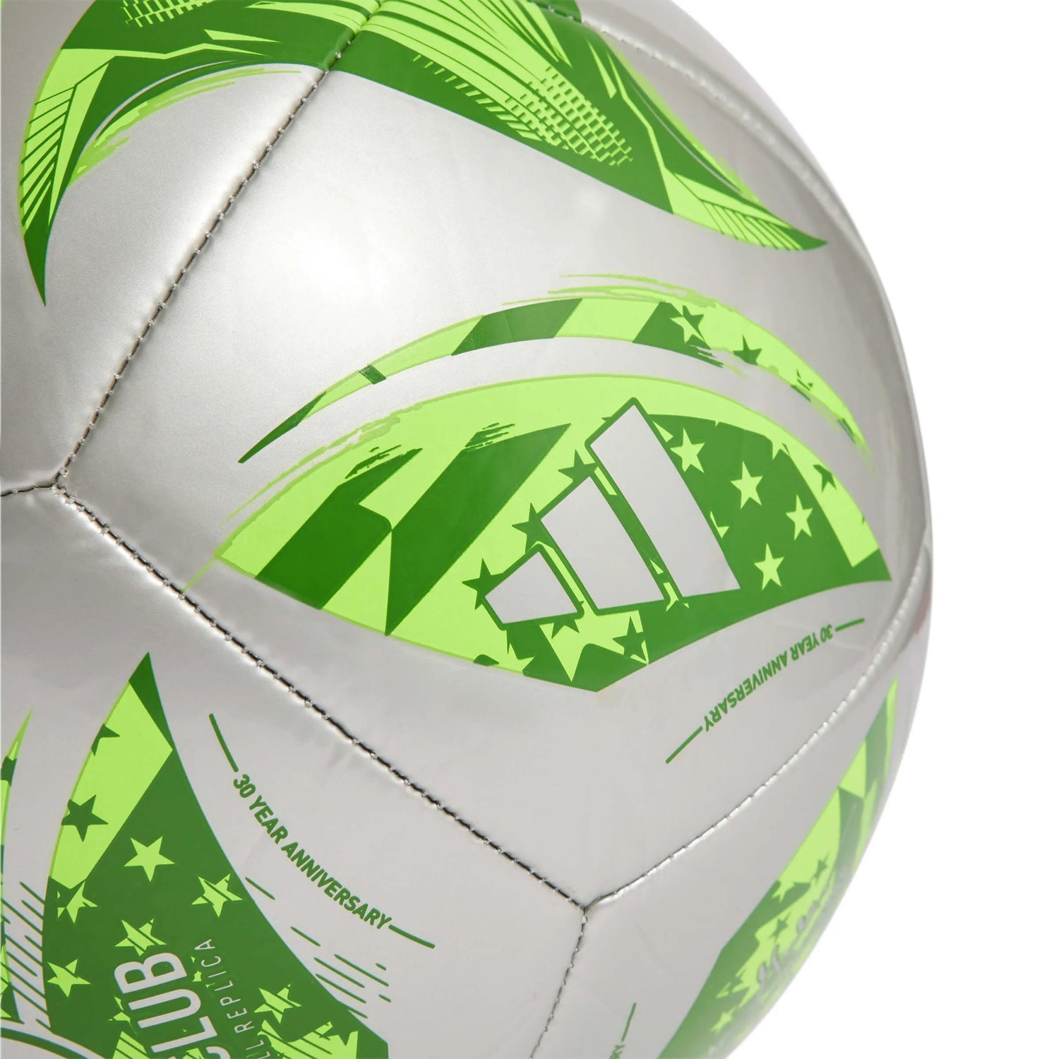 adidas 2025 MLS Club Ball Silver Metallic - Green (Detail 2)