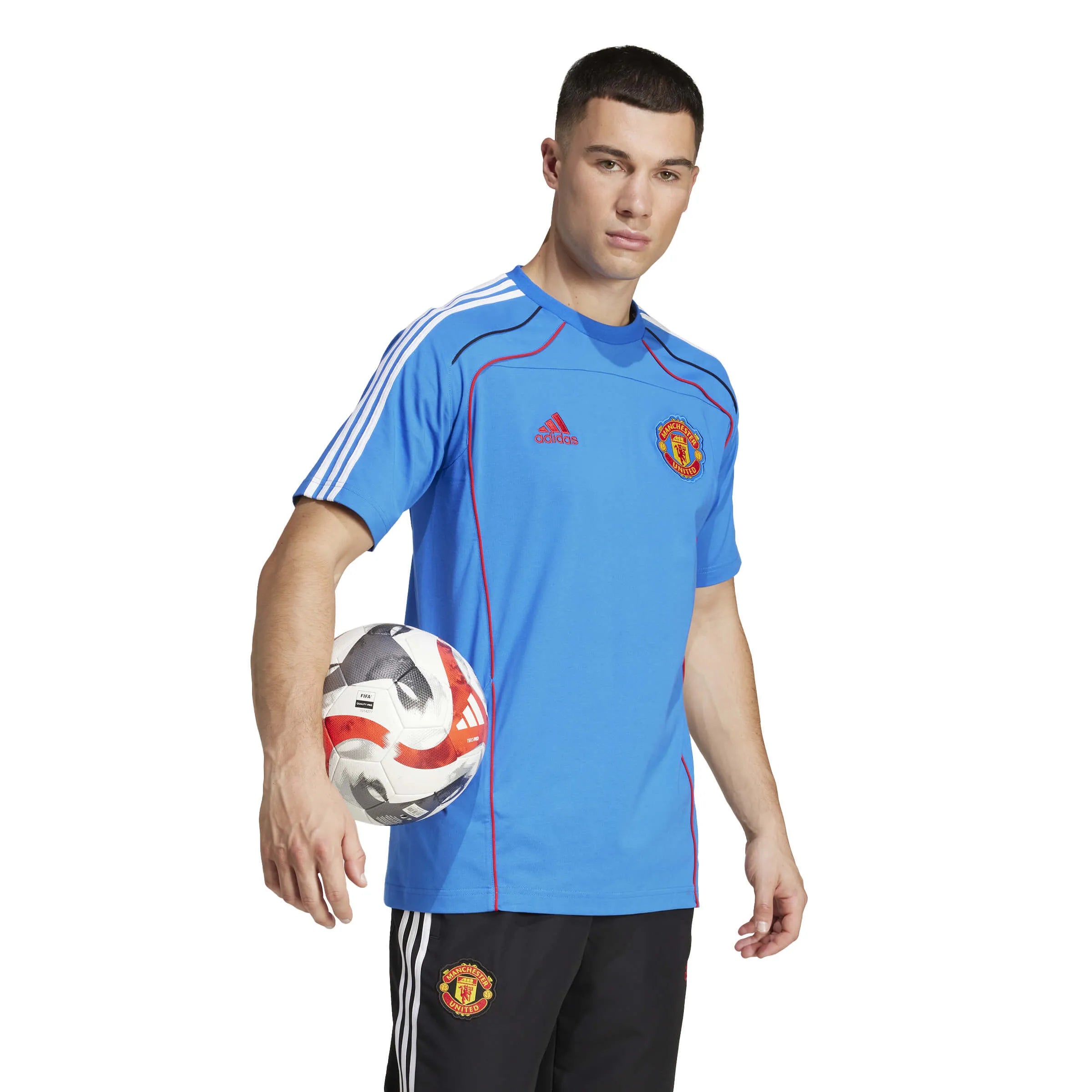 adidas 2025 Manchester United Men's UBP Tee (Model - Side)