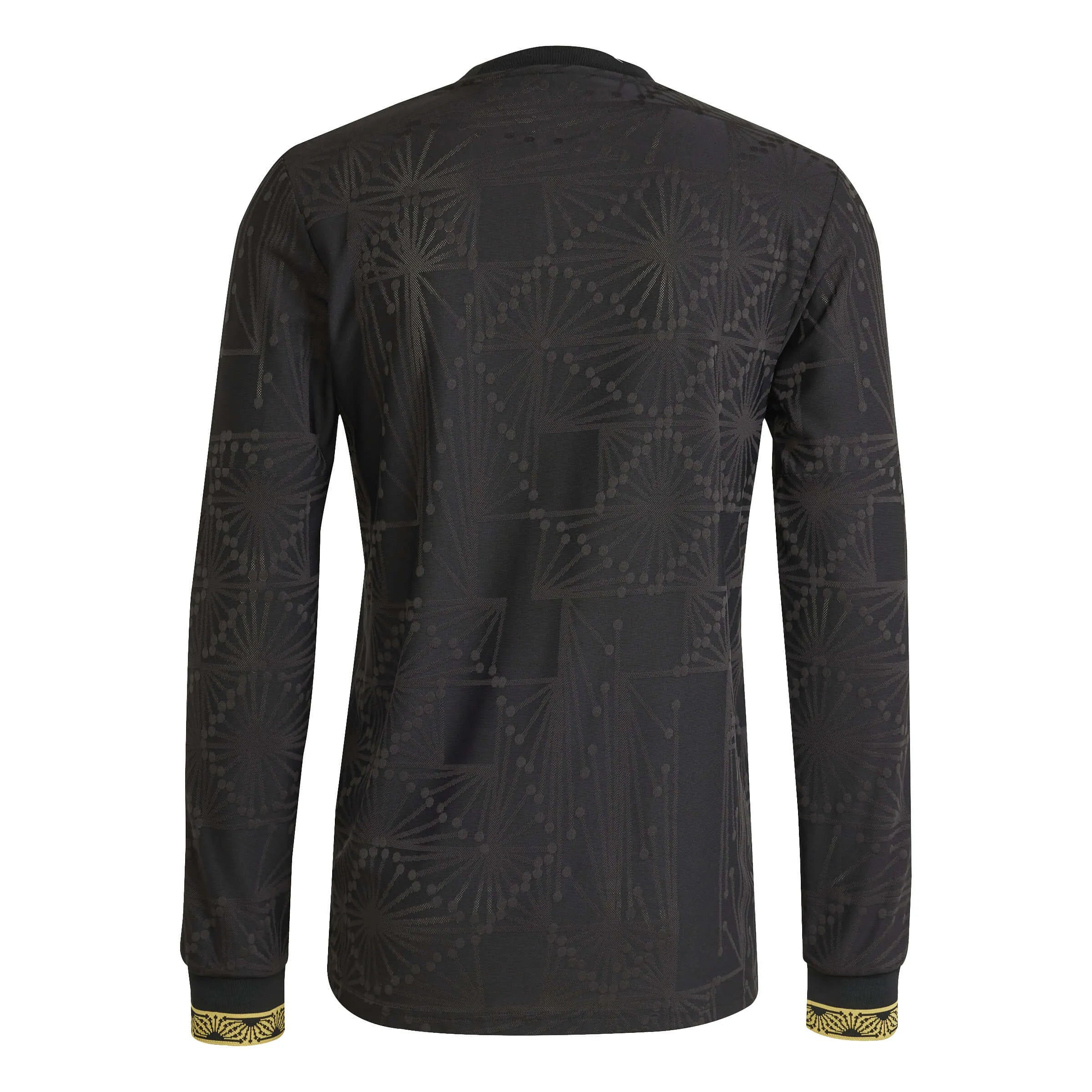 adidas 2025 Mexico Men's De Oro Authentic Long-Sleeve Soccer Jersey (Back)