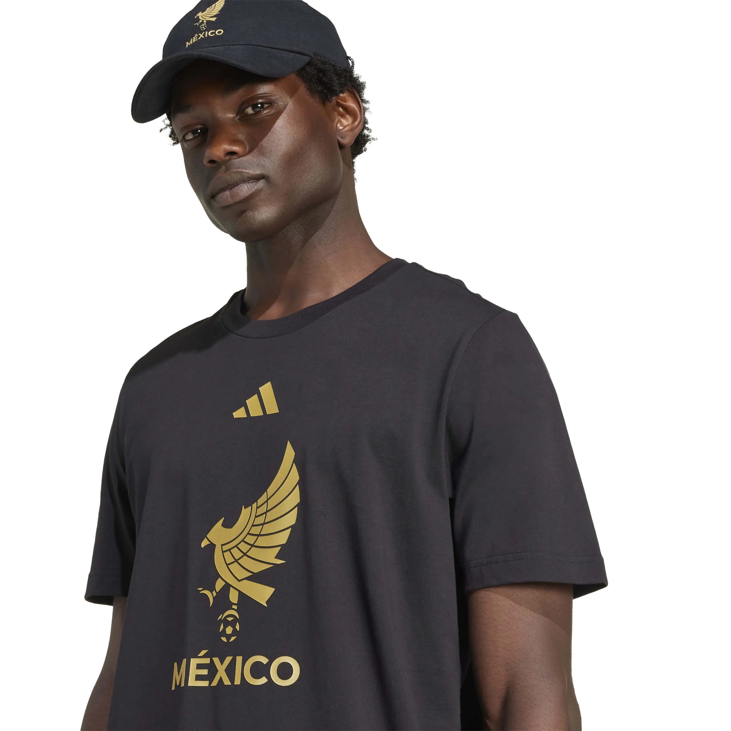 adidas 2025 Mexico Men's De Oro DNA Tee (Detail 1)