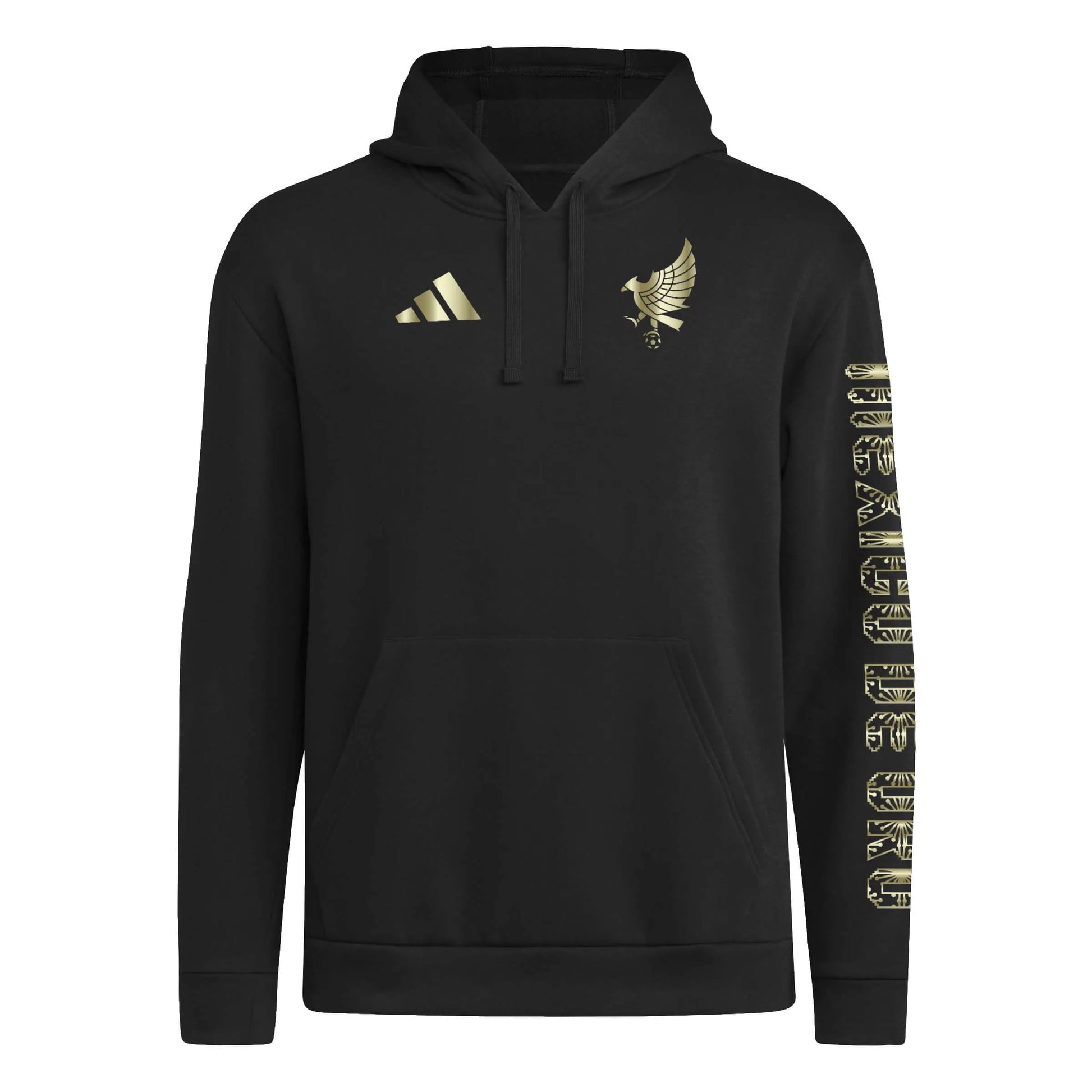 adidas 2025 Mexico Men's De Oro Fleece Hoodie (Front)